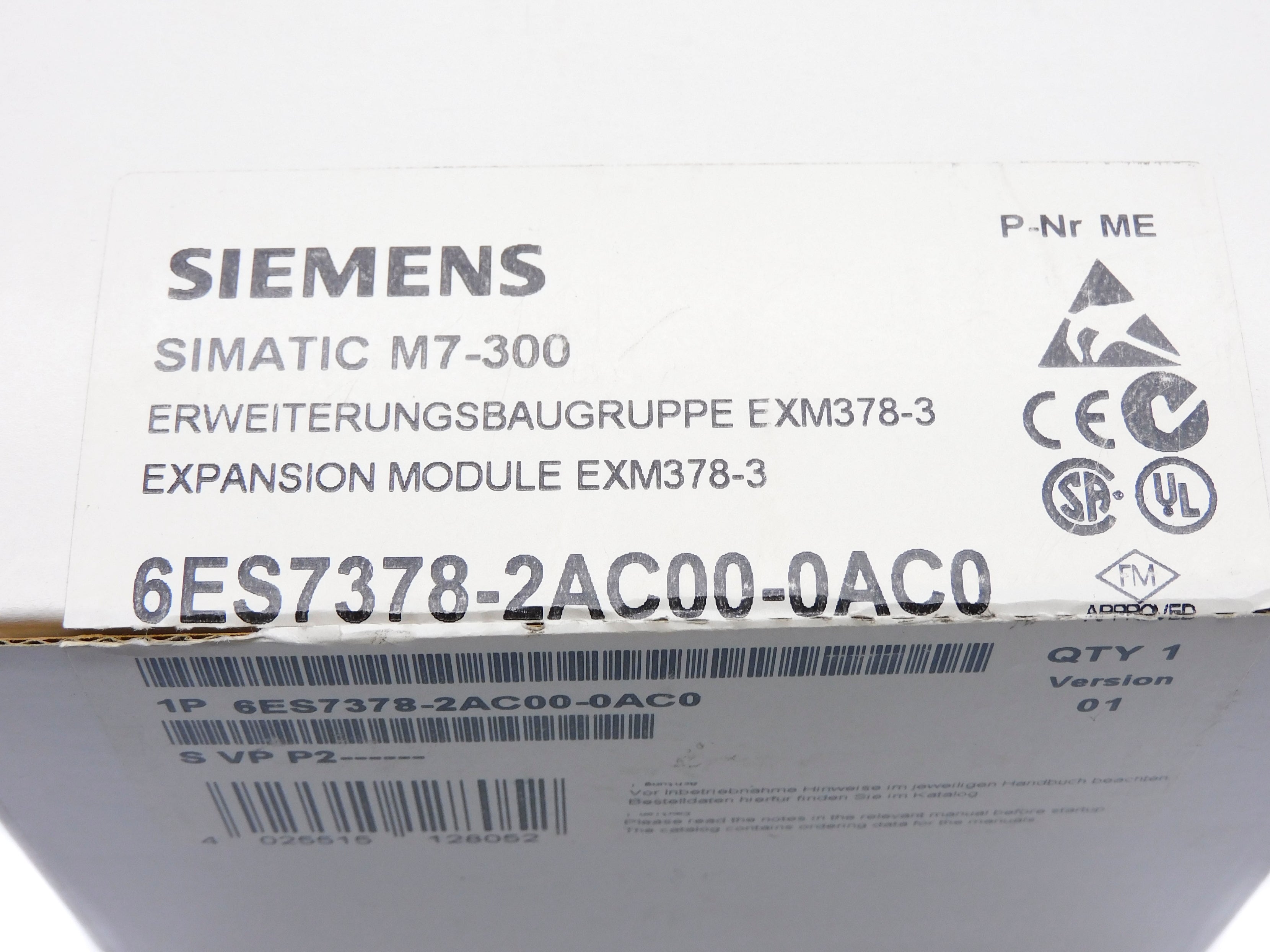 SIEMENS 6ES7378-2AC00-0AC0 NSFS