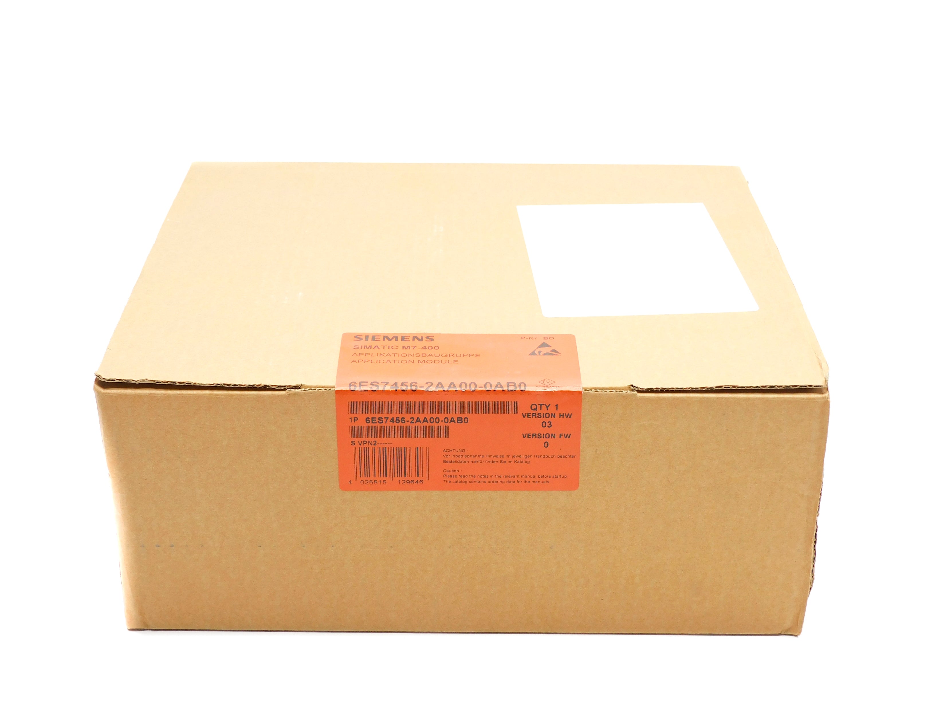 SIEMENS 6ES7456-2AA00-0AB0 NSFS