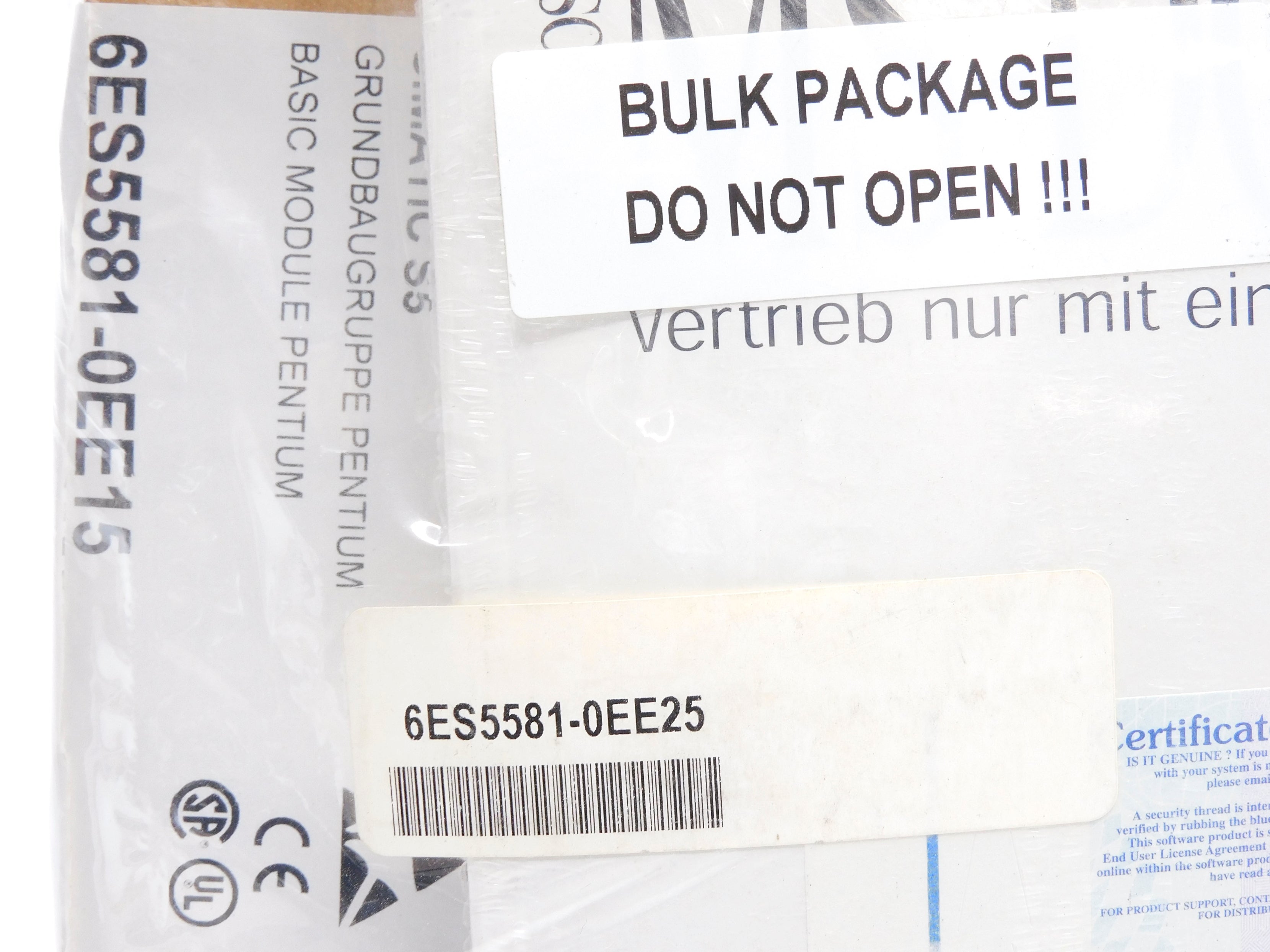 SIEMENS 6ES5581-0EE25 NSFS