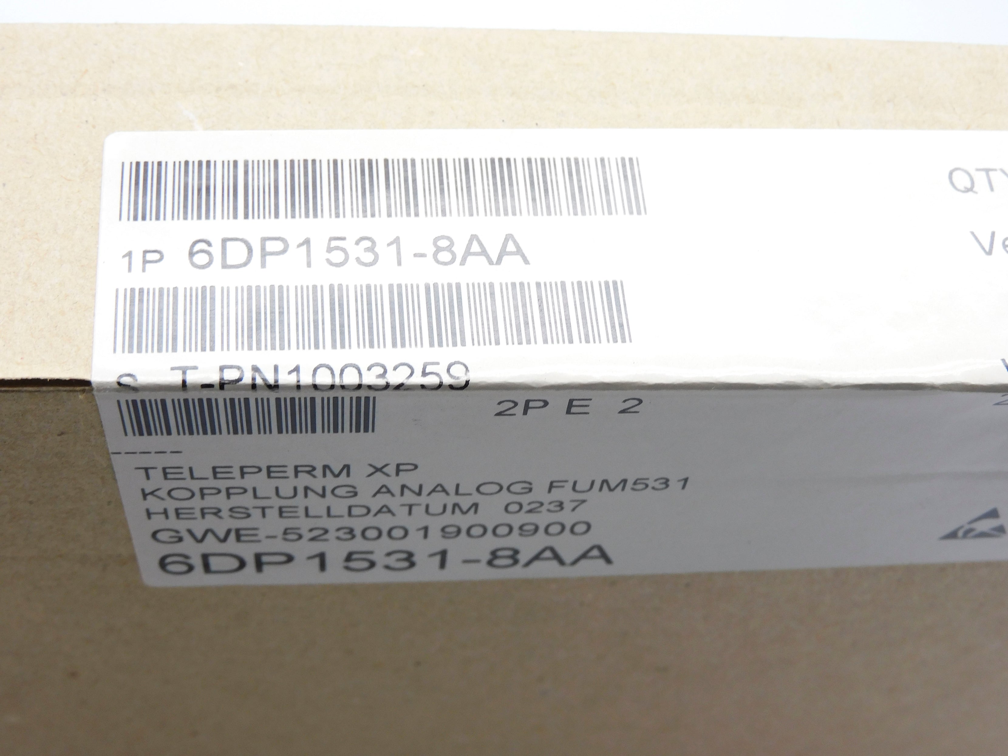 SIEMENS 6DP1531-8AA NSFS