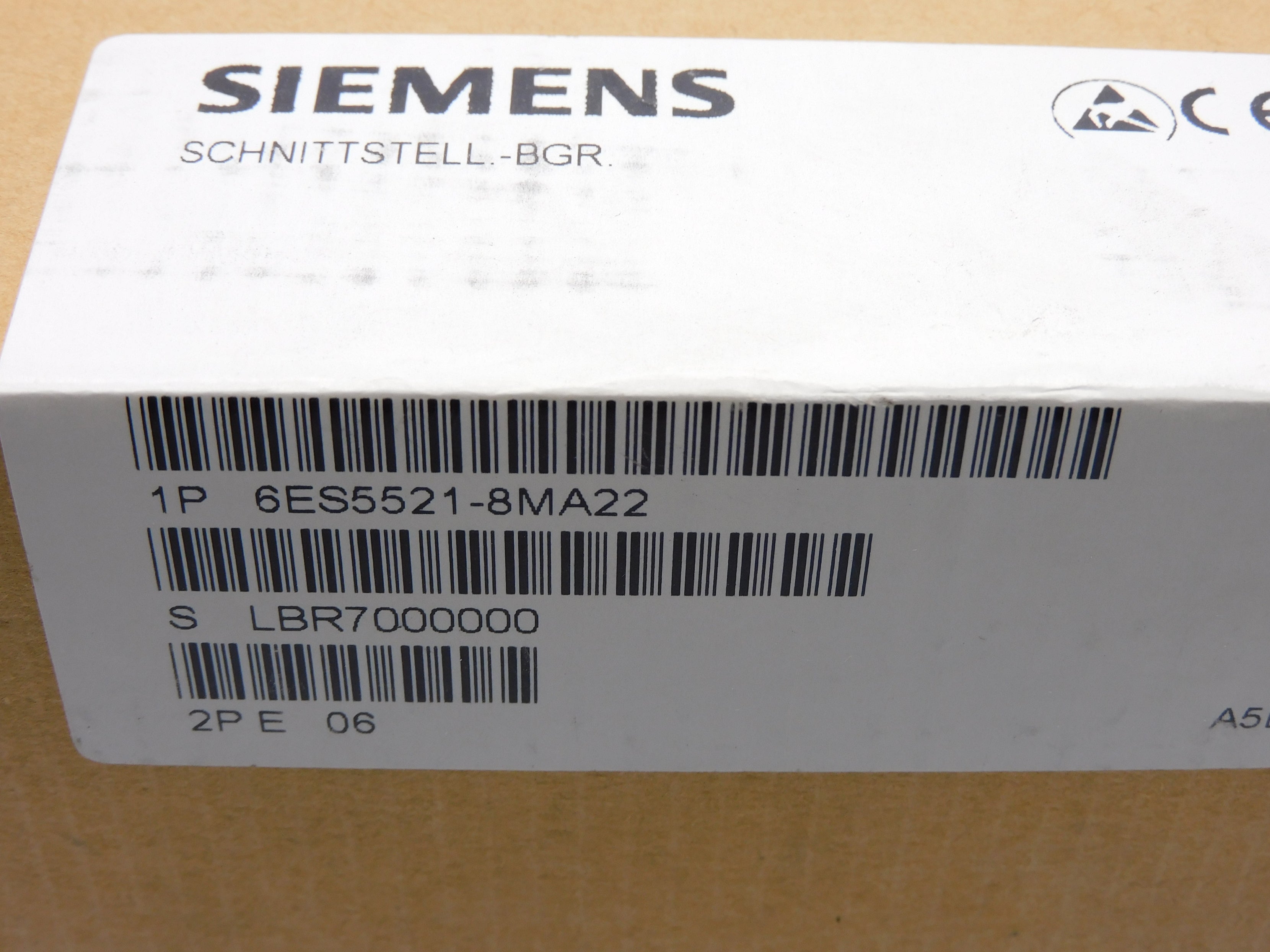 SIEMENS 6ES5521-8MA22 NSFS