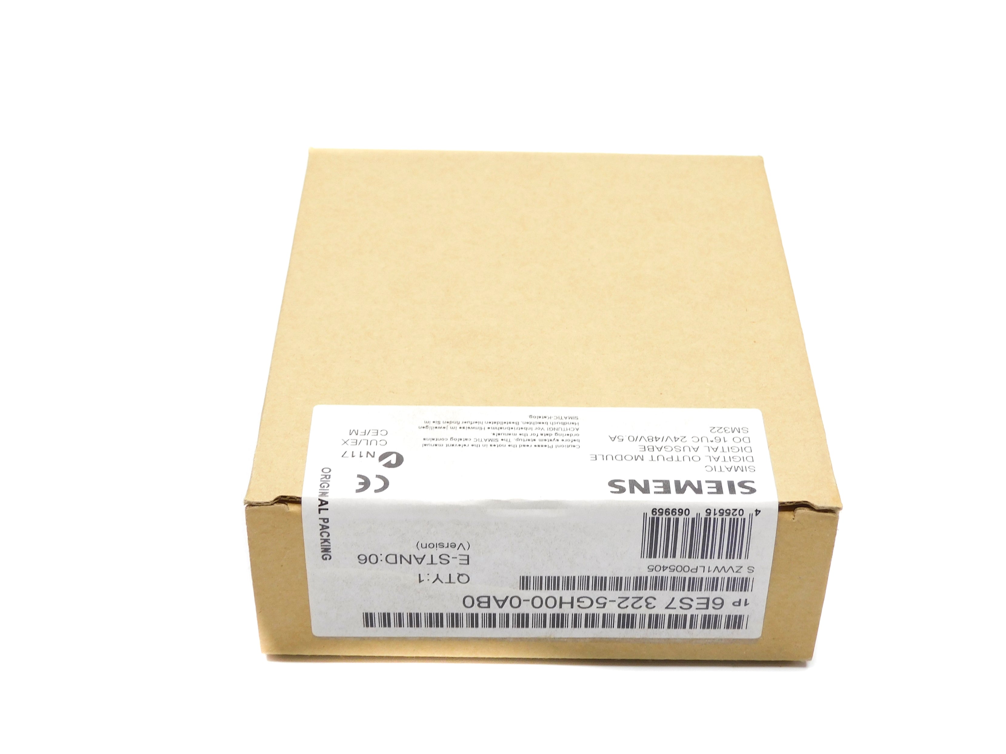 SIEMENS 6ES7322-5GH00-0AB0 NSFS