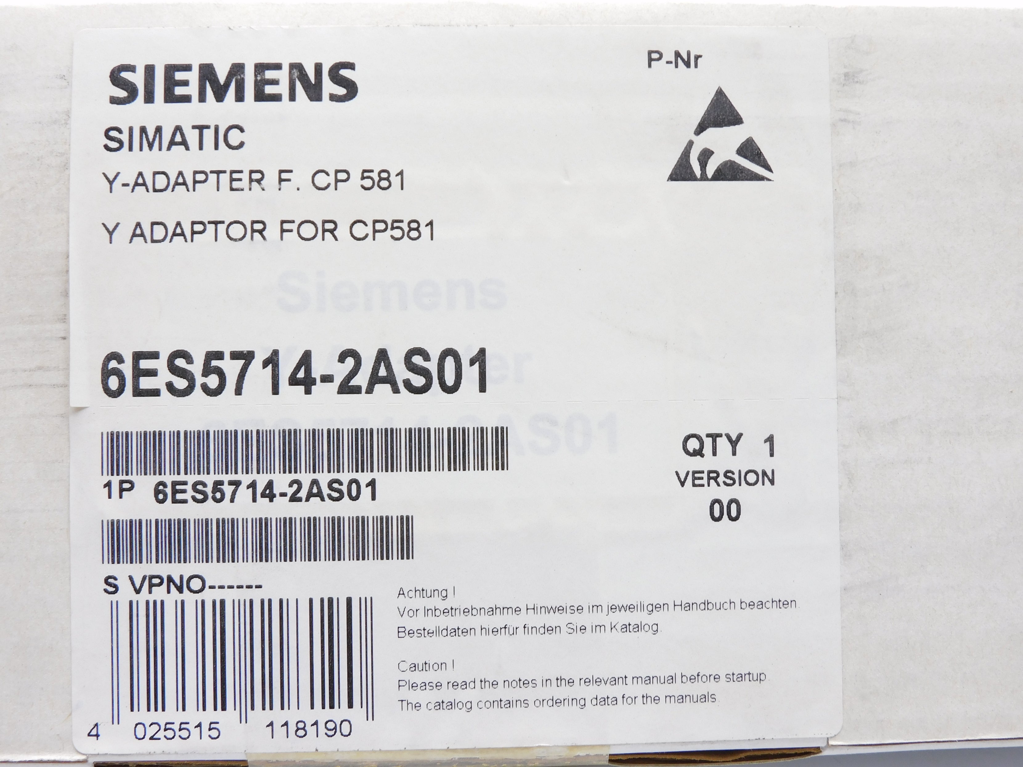 SIEMENS 6ES5714-2AS01 NSFS