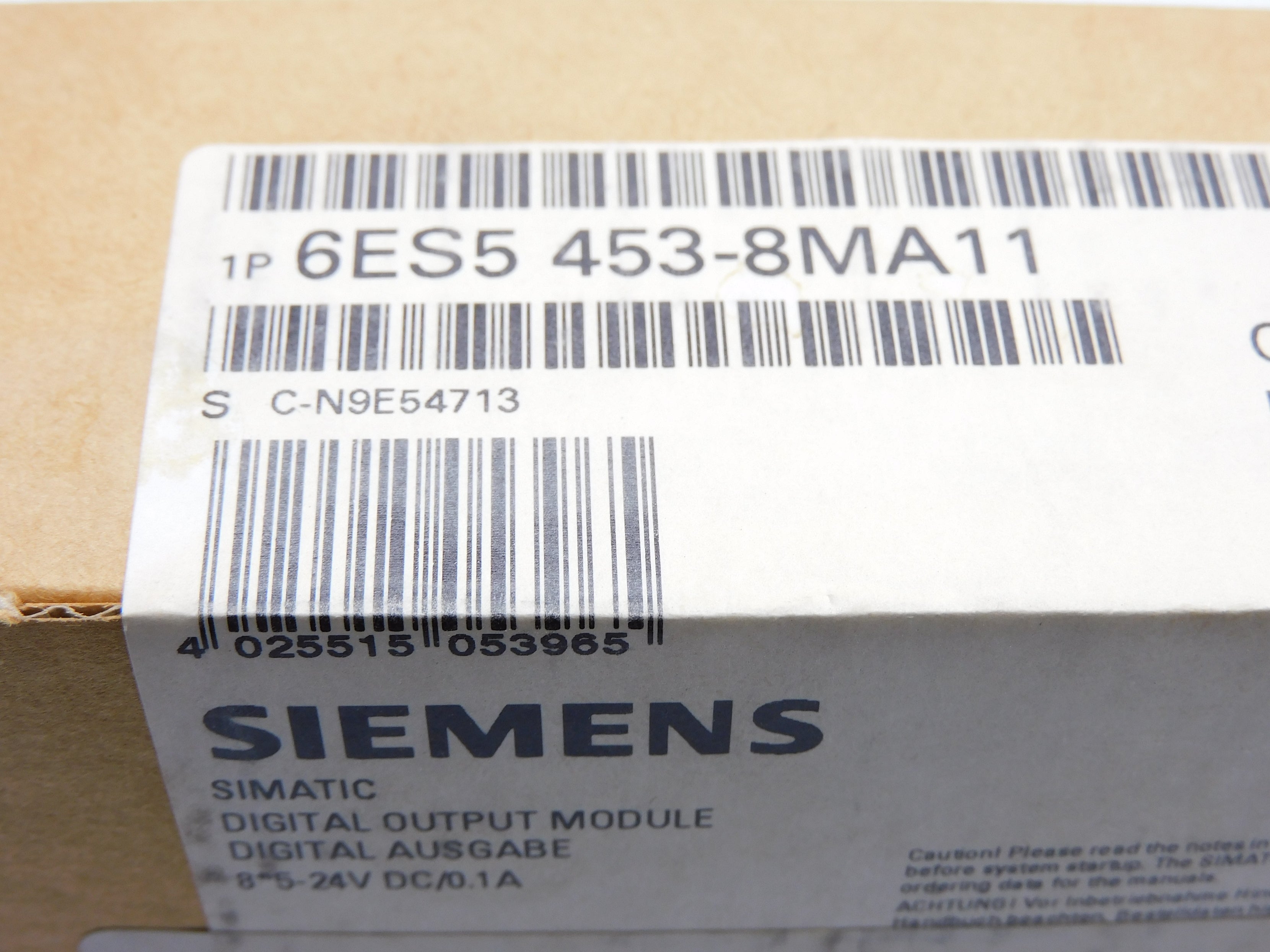 SIEMENS 6ES5453-8MA11 NSFS