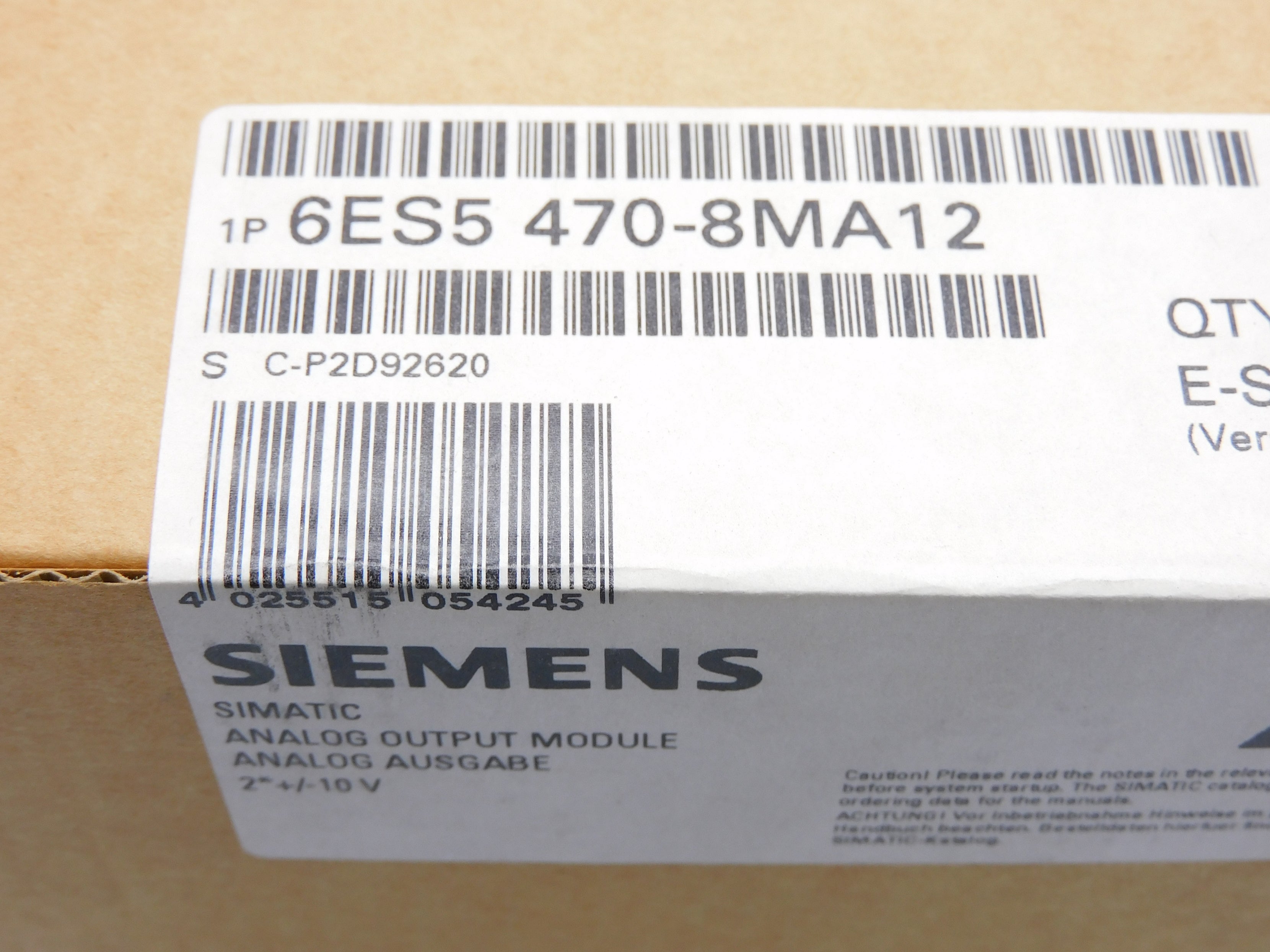 SIEMENS 6ES5470-8MA12 NSFS