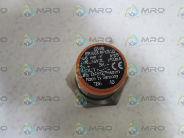 IFM EFECTOR IG5318 INDUCTIVE PROXIMITY SENSOR *NEW NO BOX*