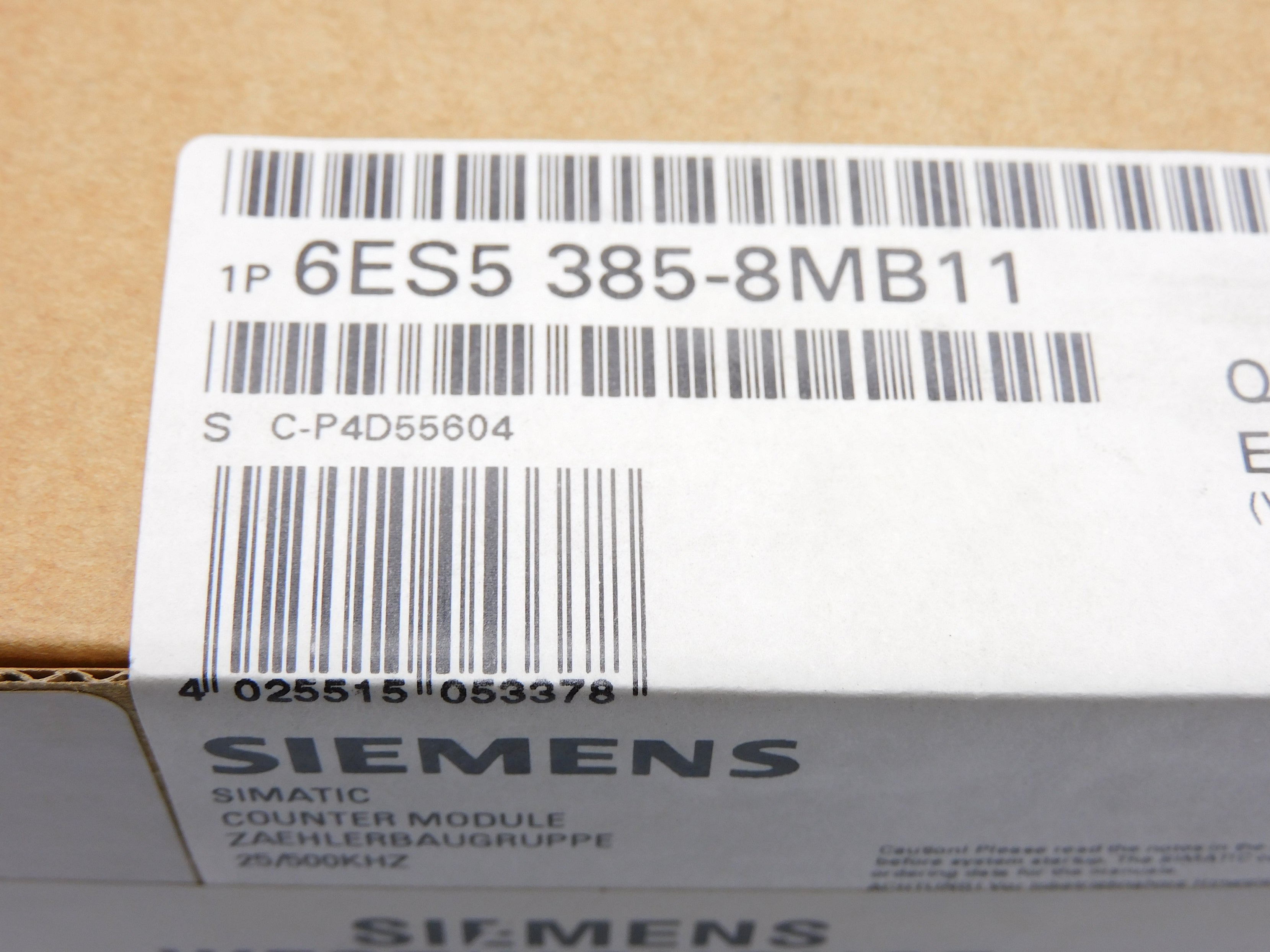 SIEMENS 6ES5385-8MB11 NSFS