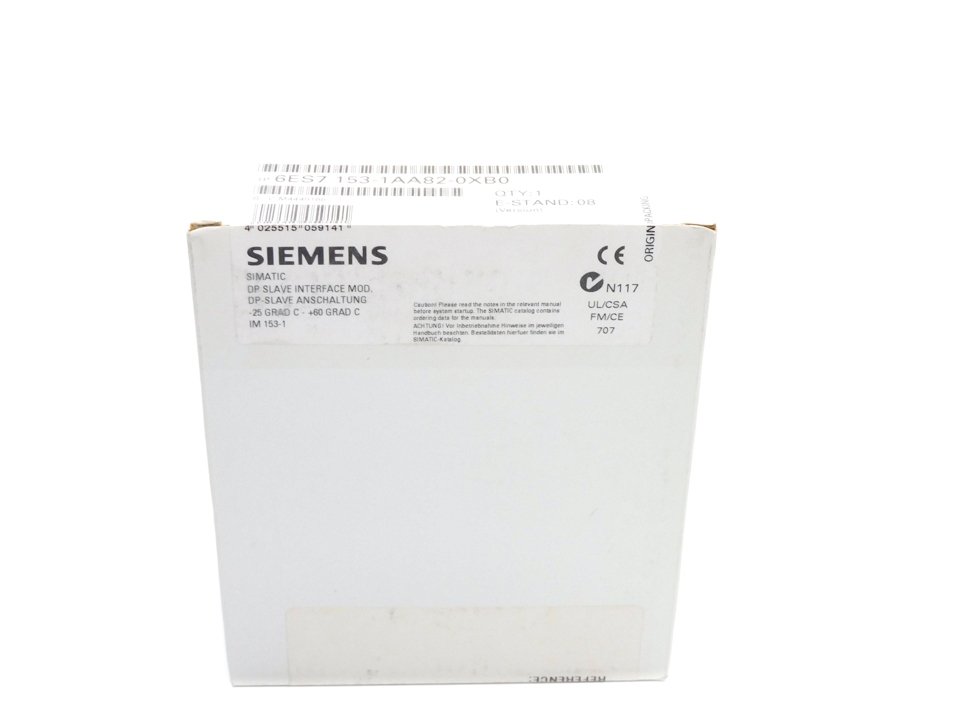 SIEMENS 6ES7153-1AA82-0XB0 NSFS