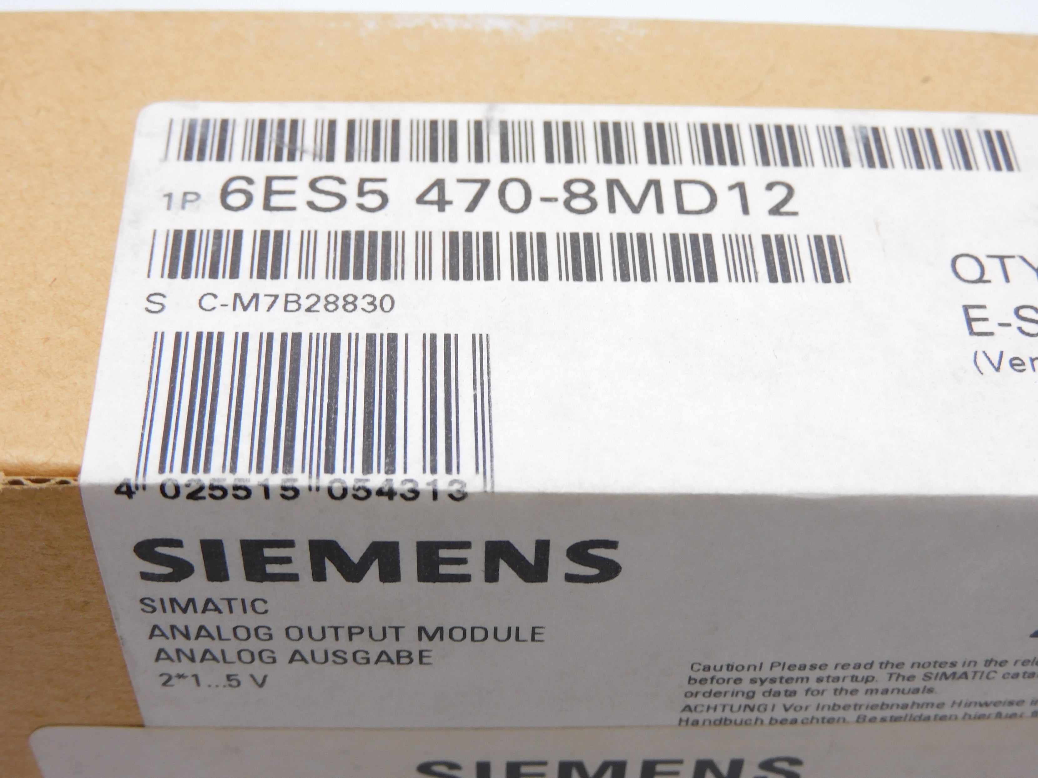 SIEMENS 6ES5470-8MD12 NSFS