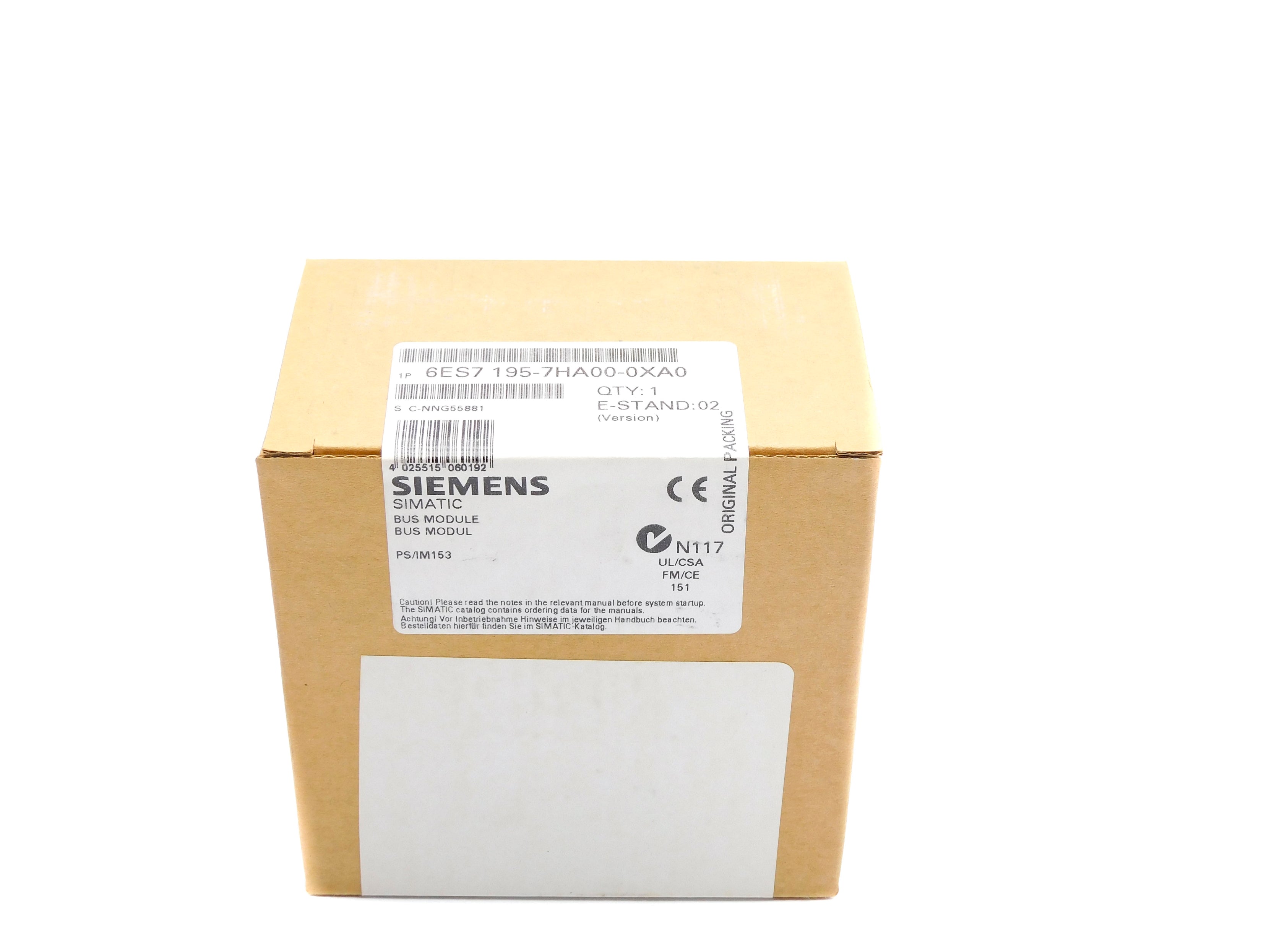 SIEMENS 6ES7195-7HA00-0XA0 NSFS