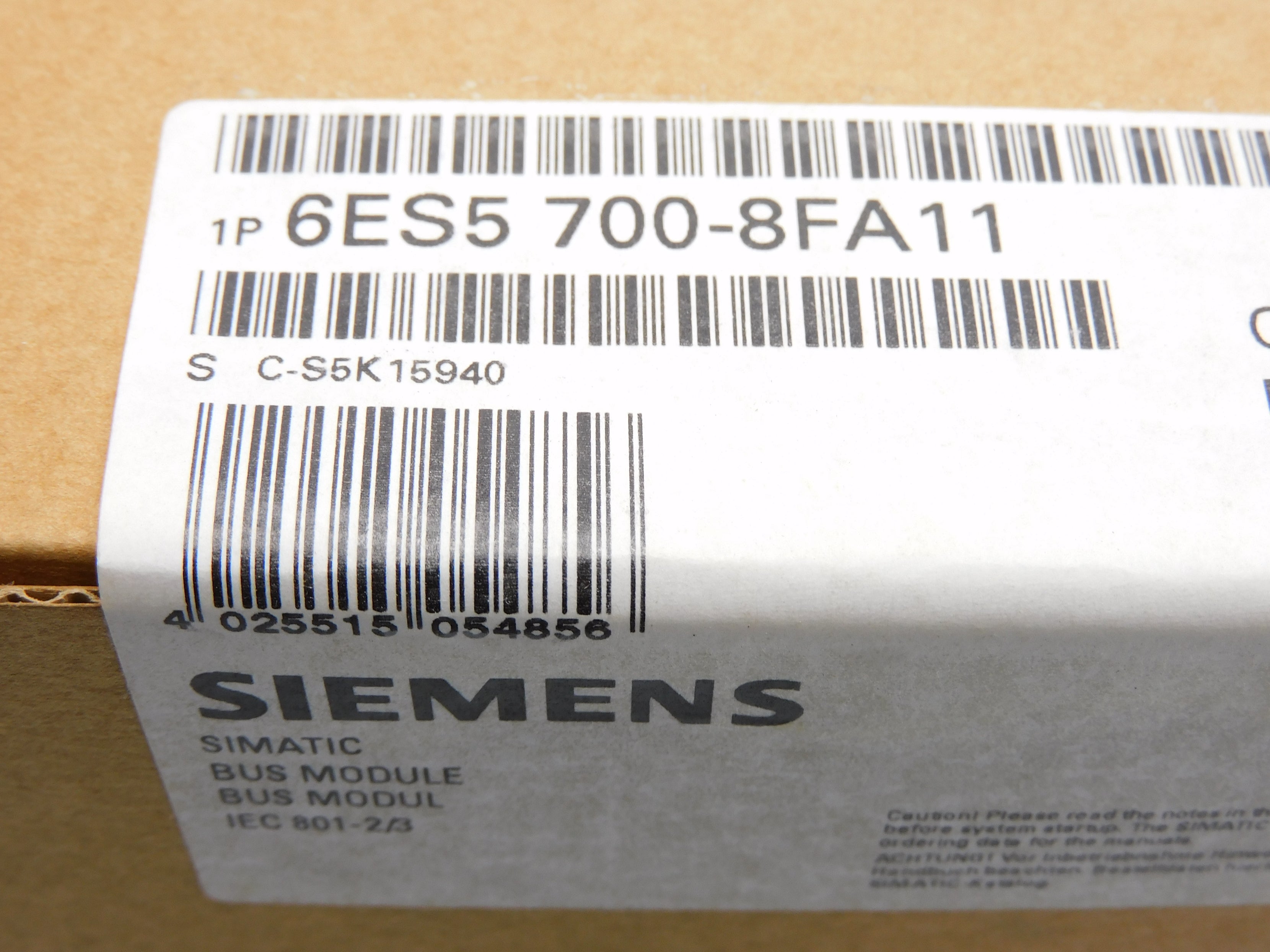 SIEMENS 6ES5700-8FA11 NSFS