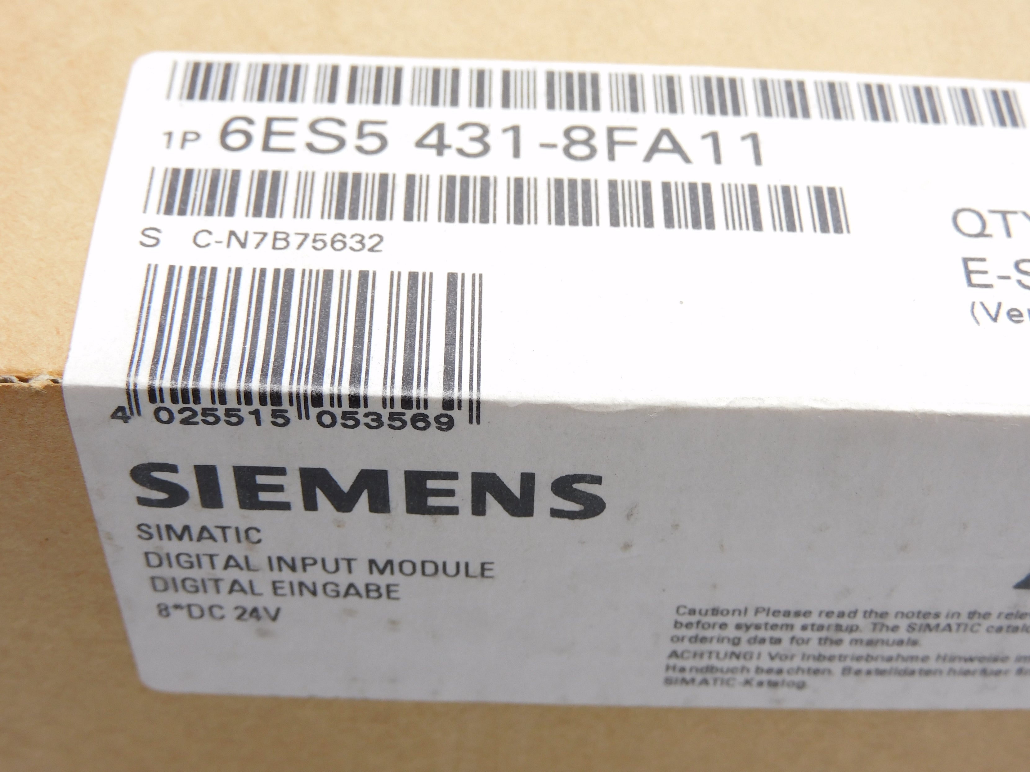 SIEMENS 6ES5431-8FA11 NSFS