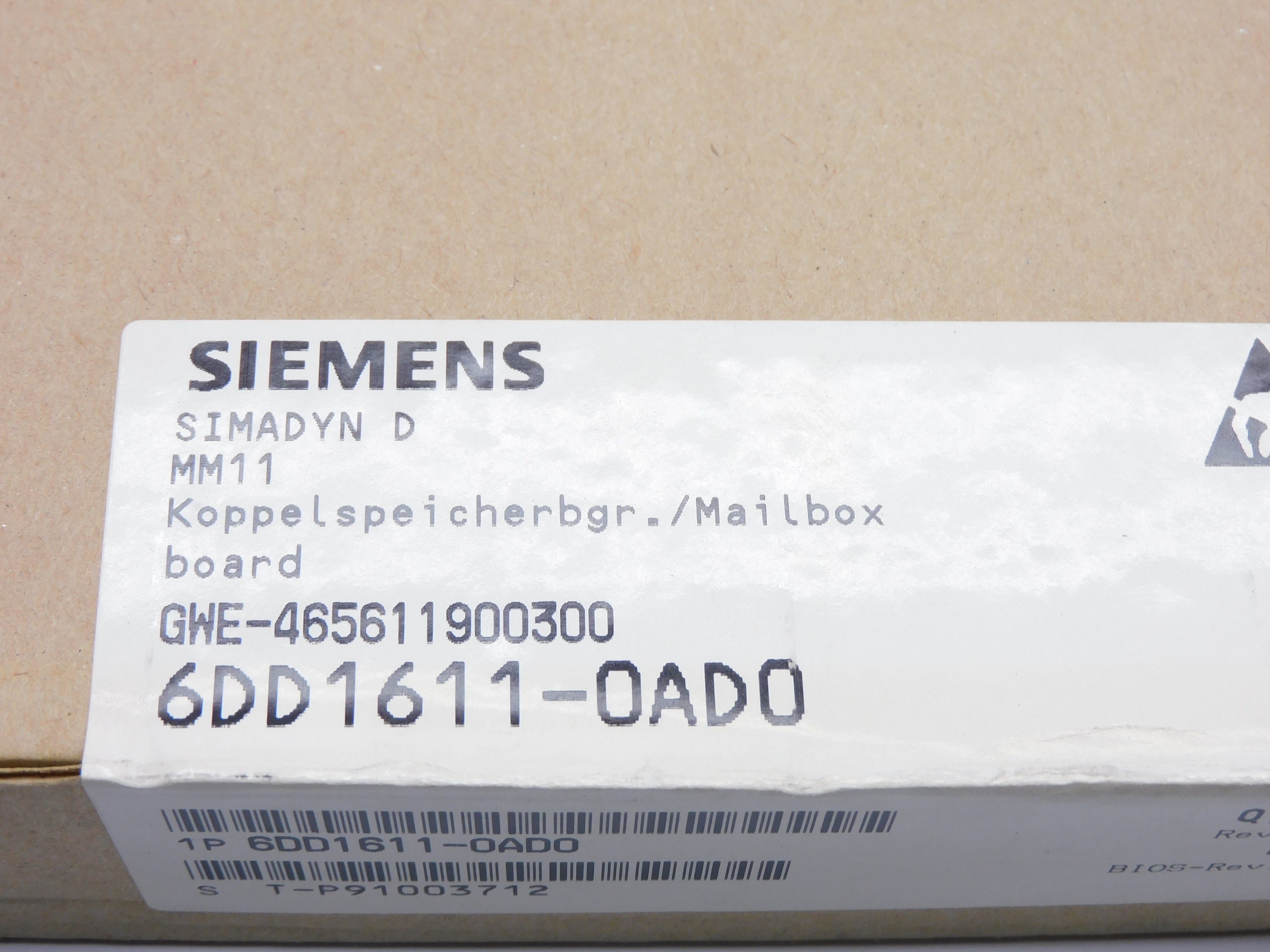 SIEMENS 6DD1611-0AD0 NSFS