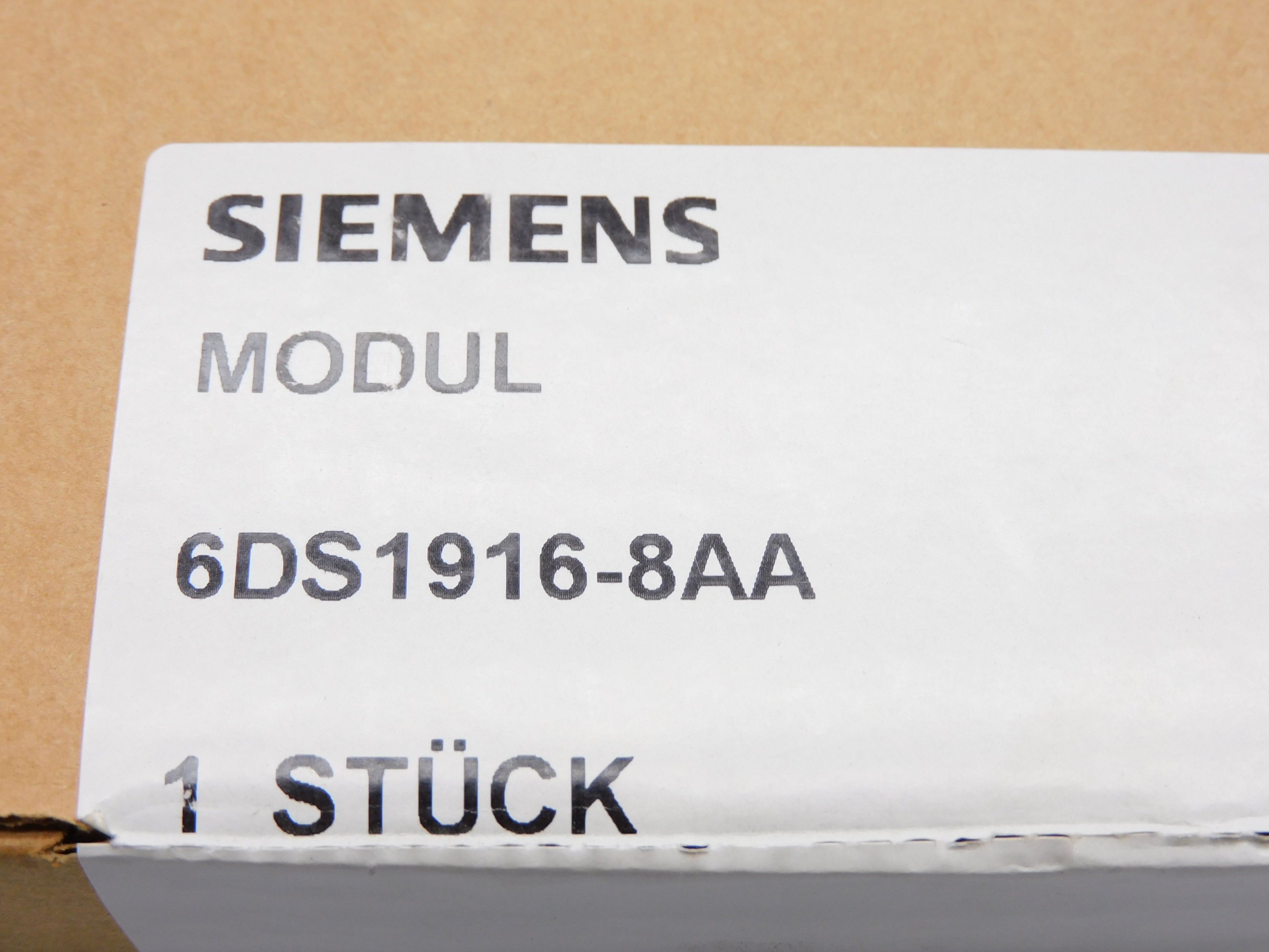 SIEMENS 6DS1916-8AA NSFS