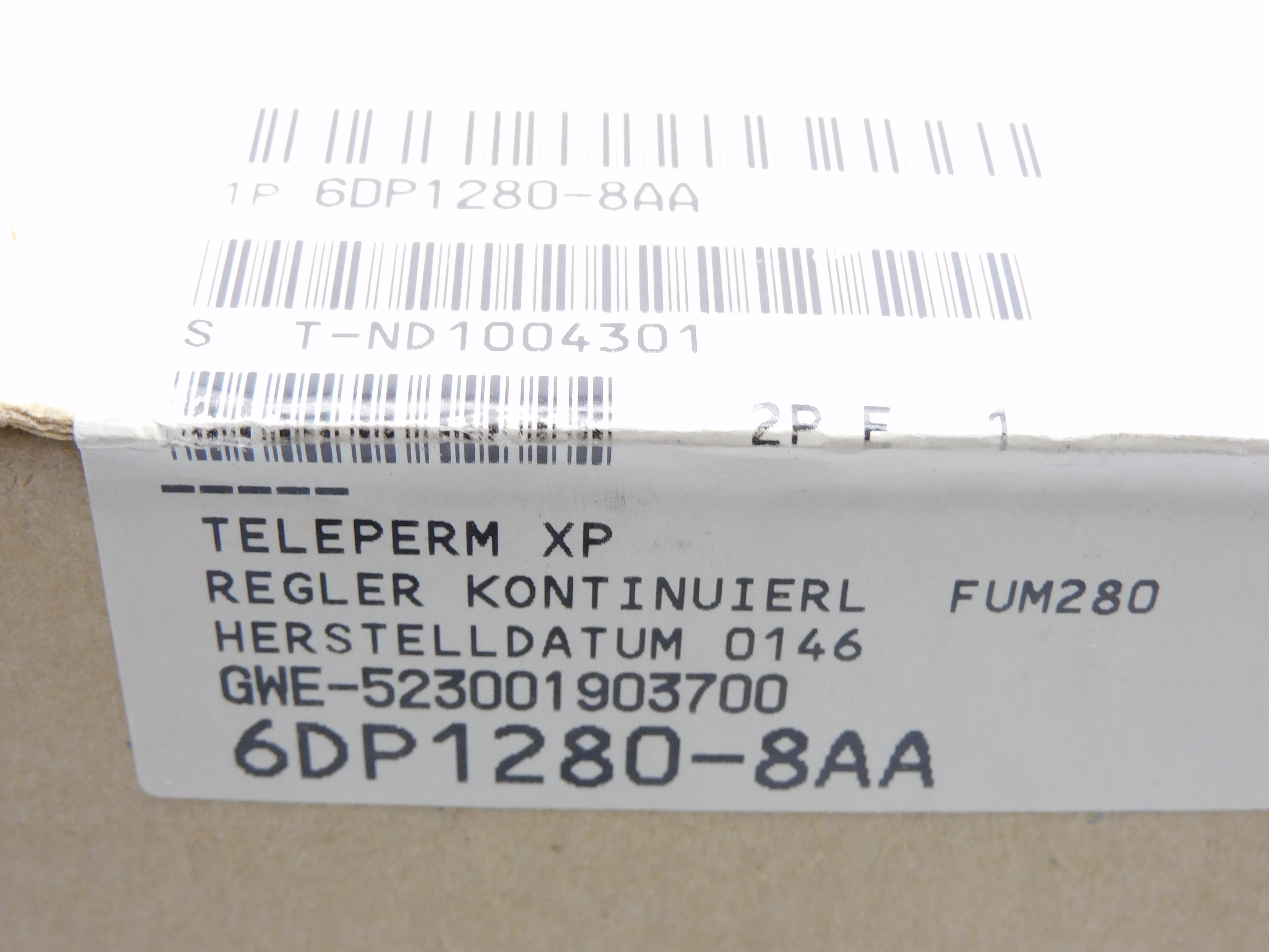 SIEMENS 6DP1280-8AA NSFS
