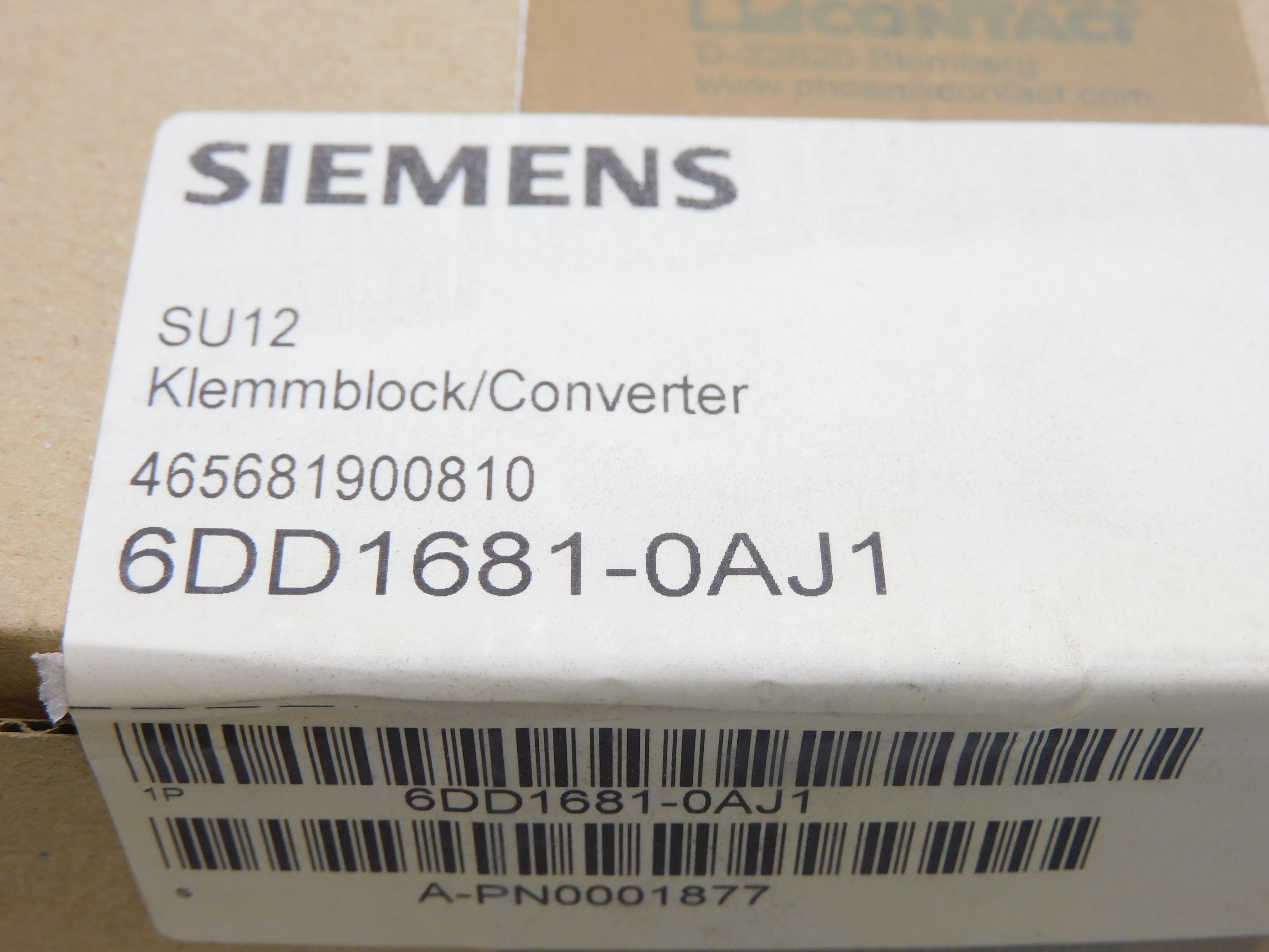 SIEMENS 6DD1681-0AJ1 NSFS