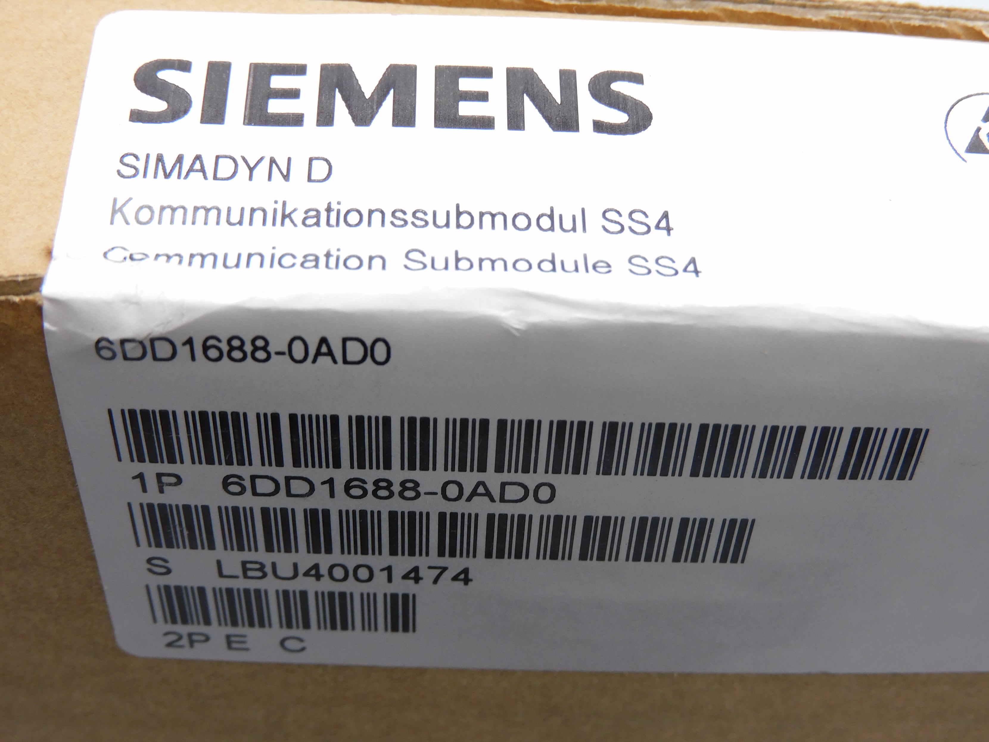 SIEMENS 6DD1688-0AD0 NSFS