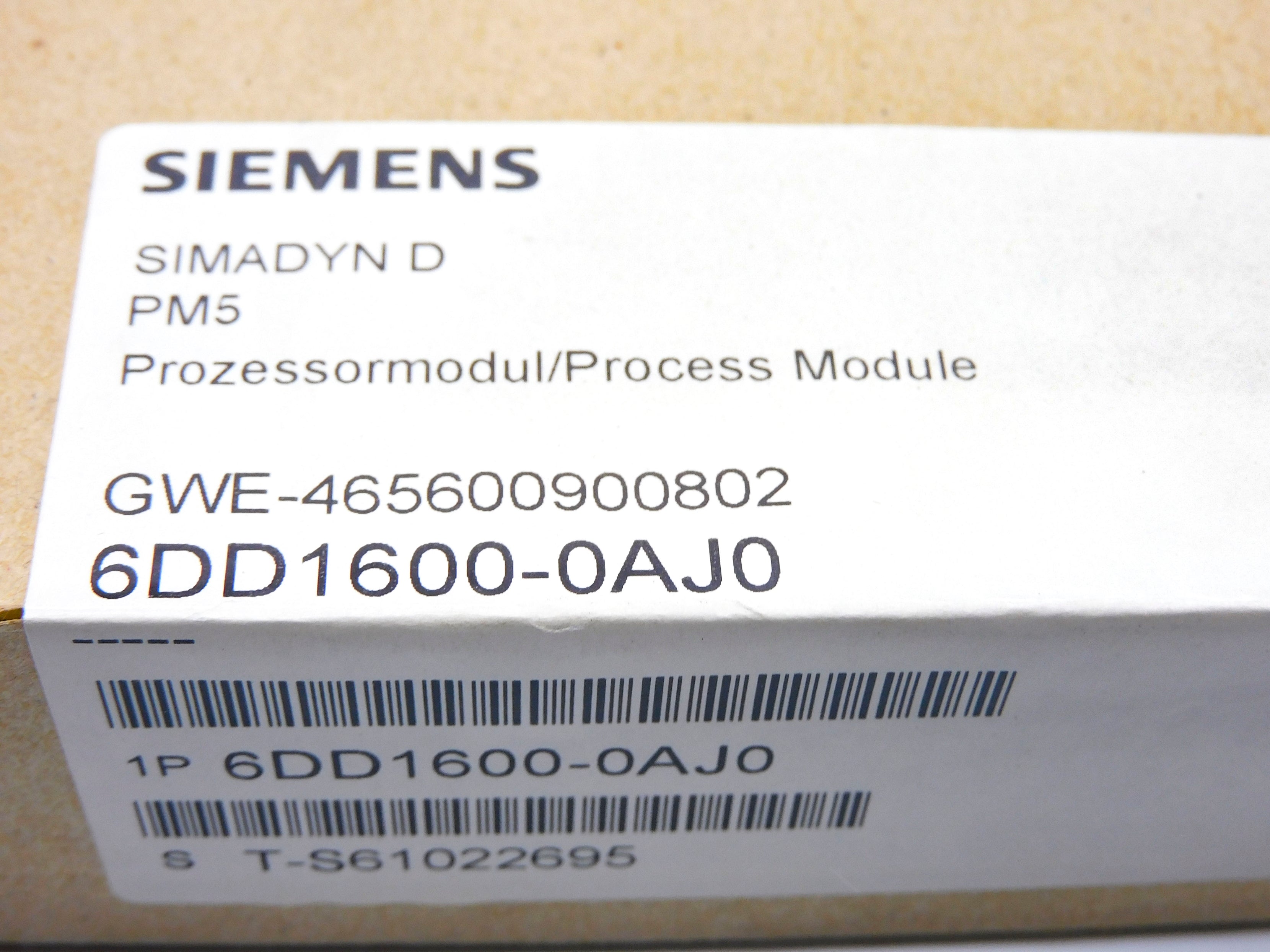 SIEMENS 6DD1600-0AJ0 NSFS