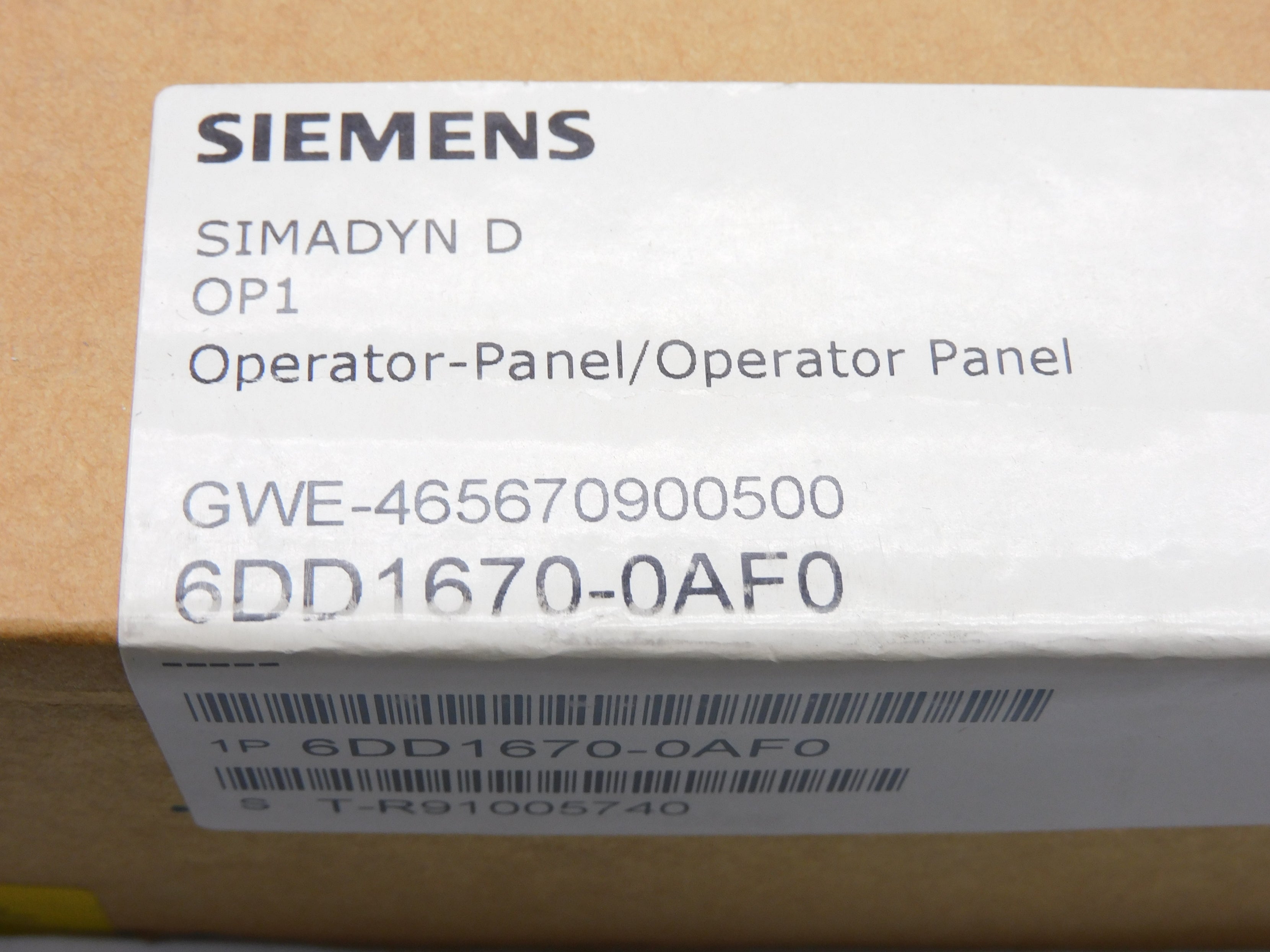 SIEMENS 6DD1670-0AF0 NSFS