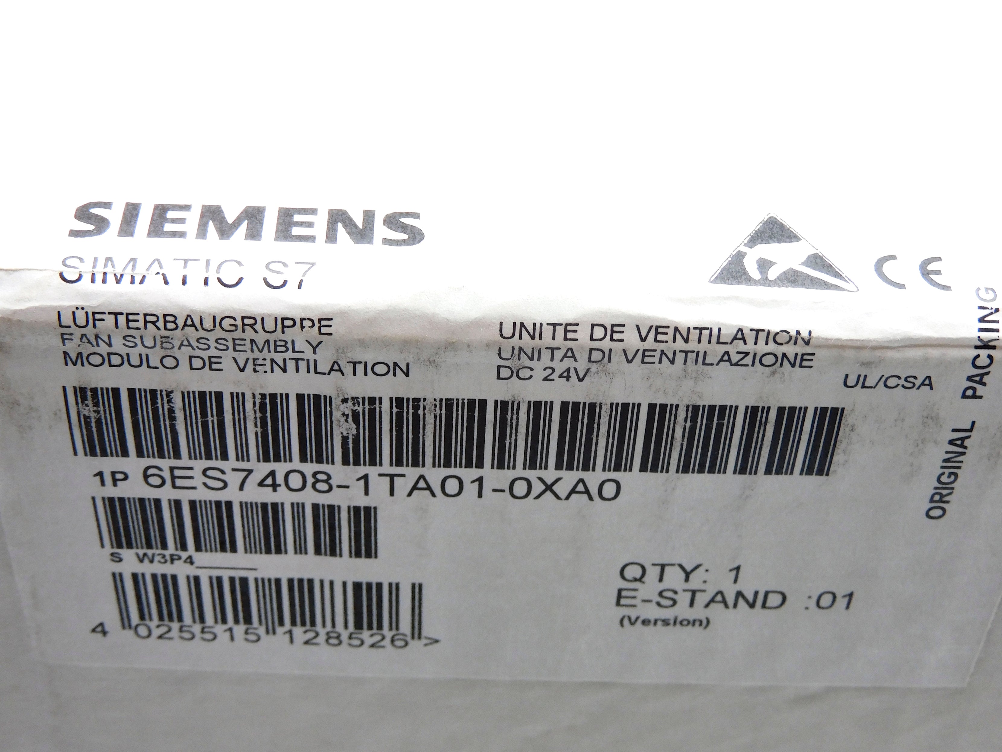 SIEMENS 6ES7408-1TA01-0XA0 NSFS