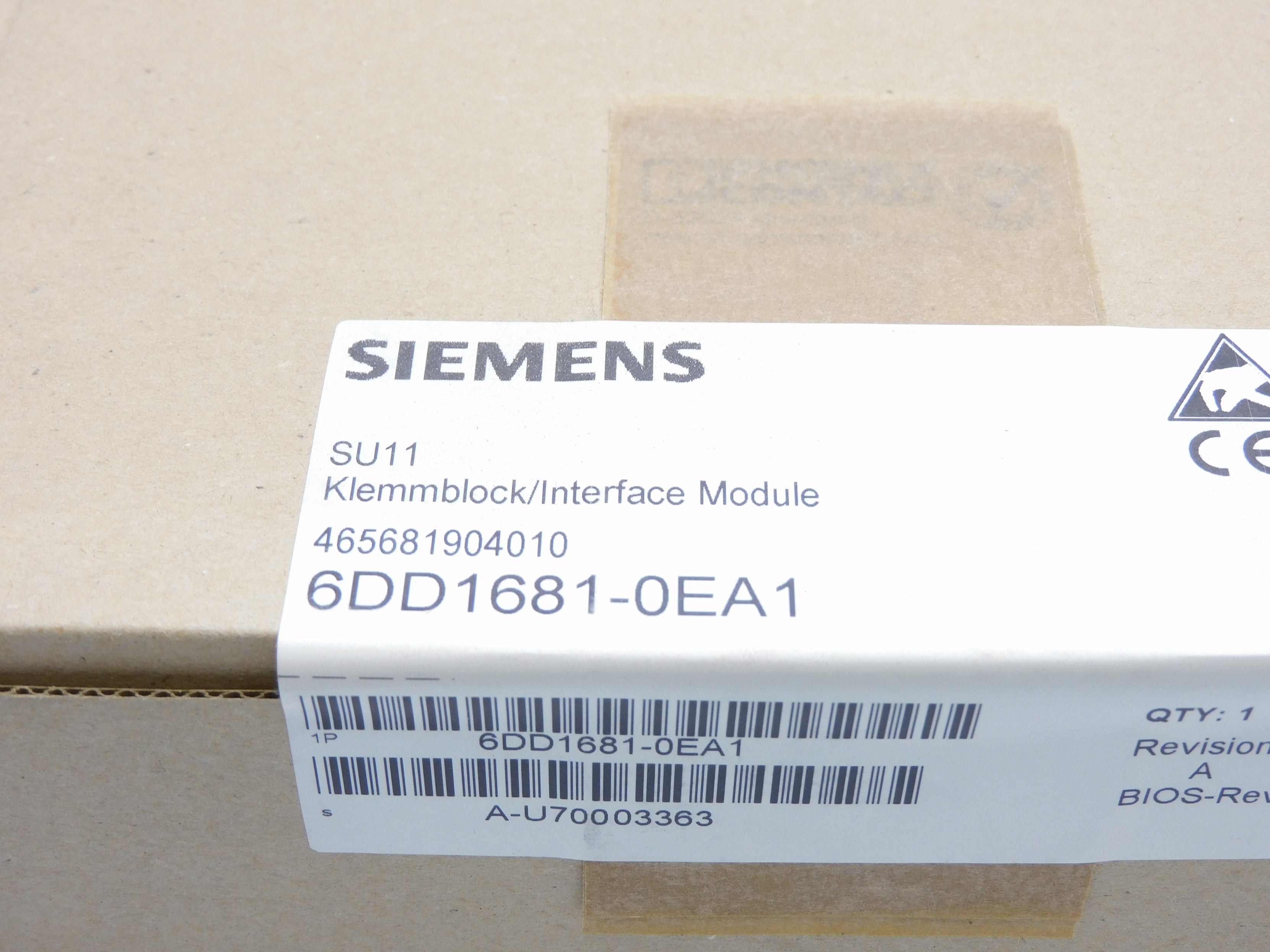SIEMENS 6DD1681-0EA1 NSFS