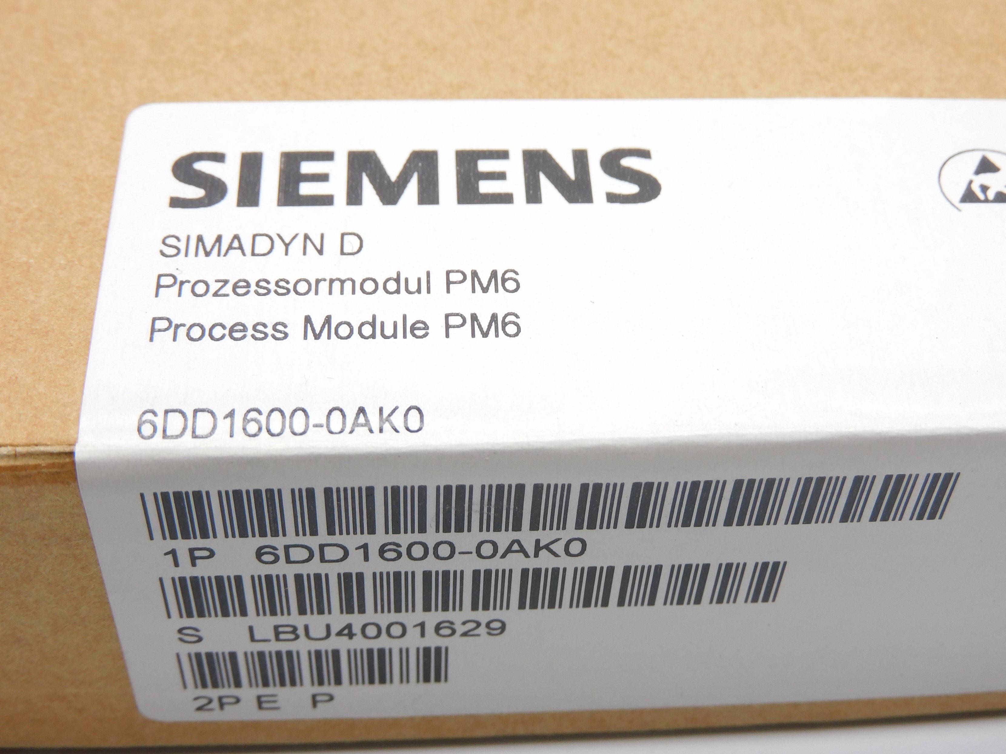 SIEMENS 6DD1600-0AK0 NSFS