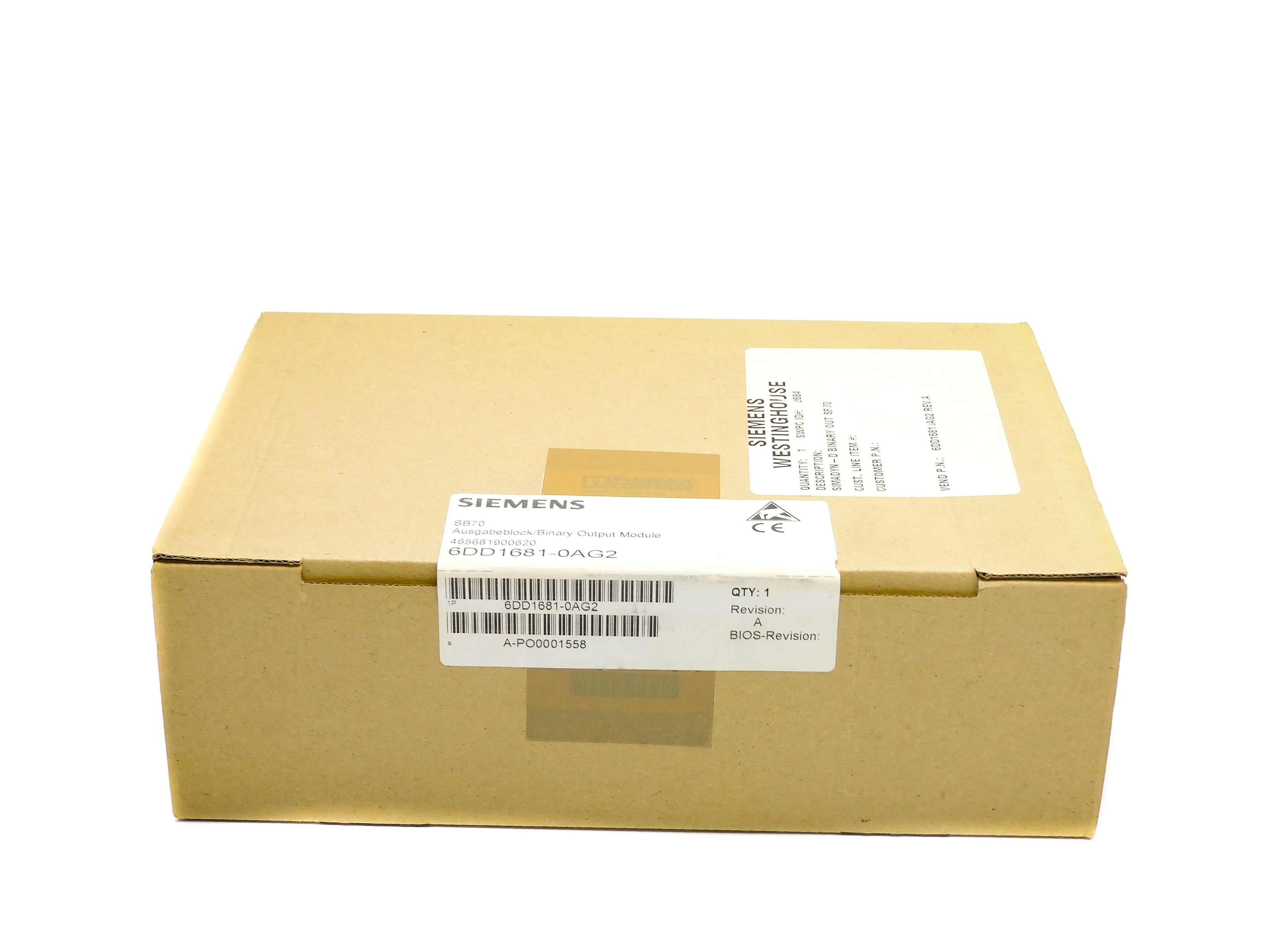 SIEMENS 6DD1681-0AG2 NSFS