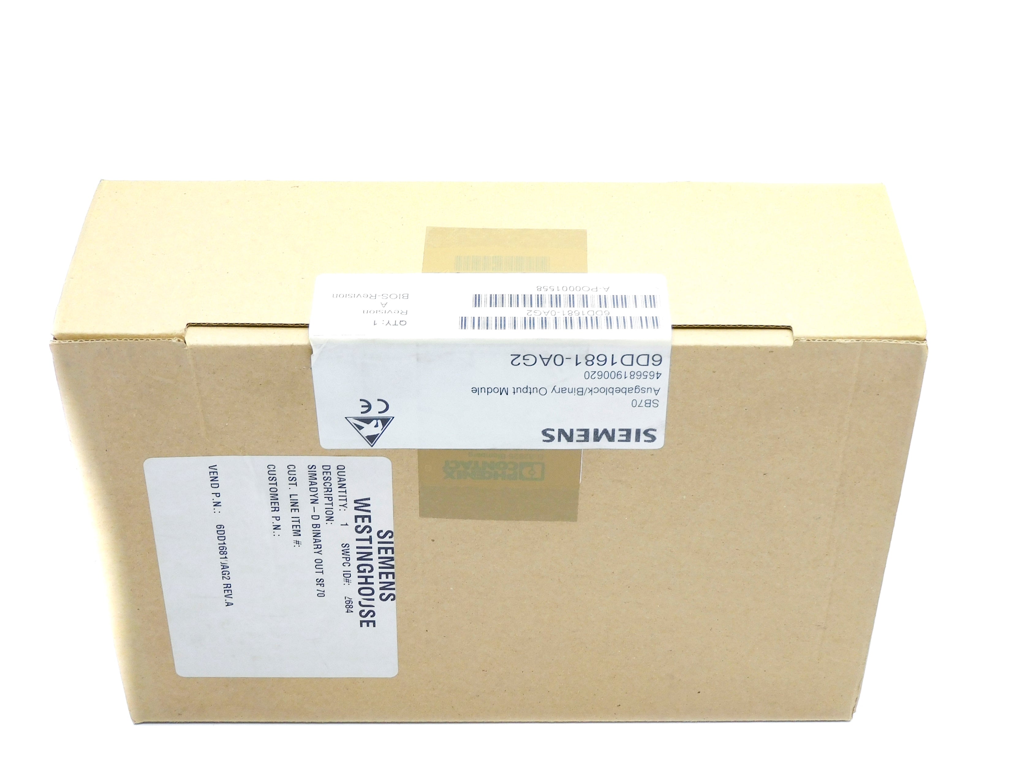 SIEMENS 6DD1681-0AG2 NSFS