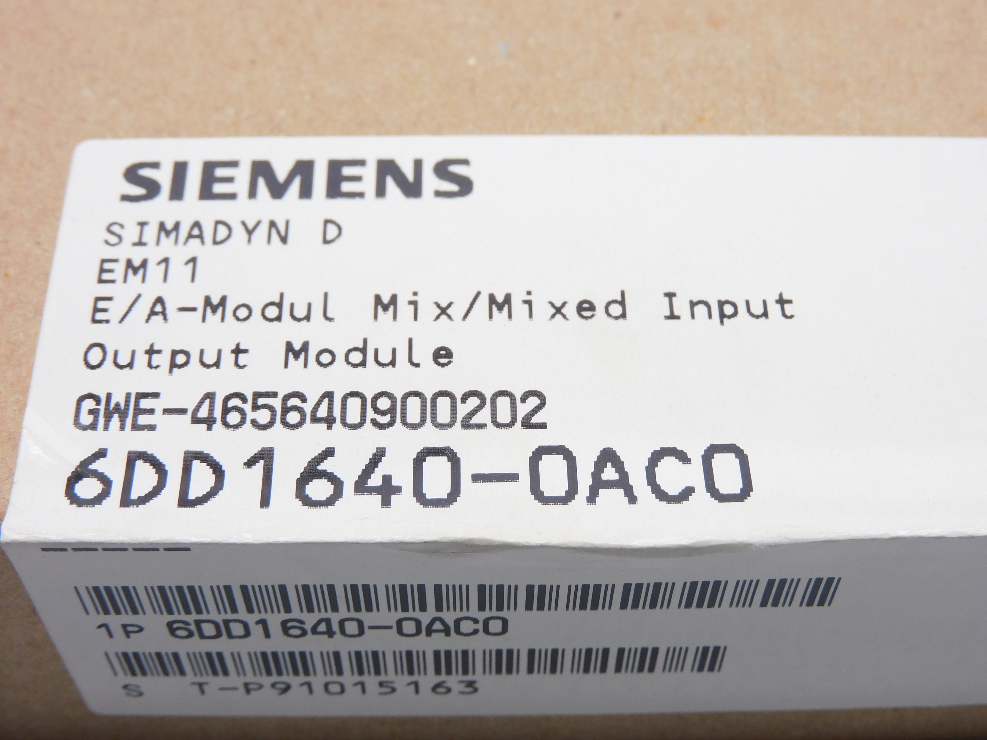 SIEMENS 6DD1640-0AC0 NSFS