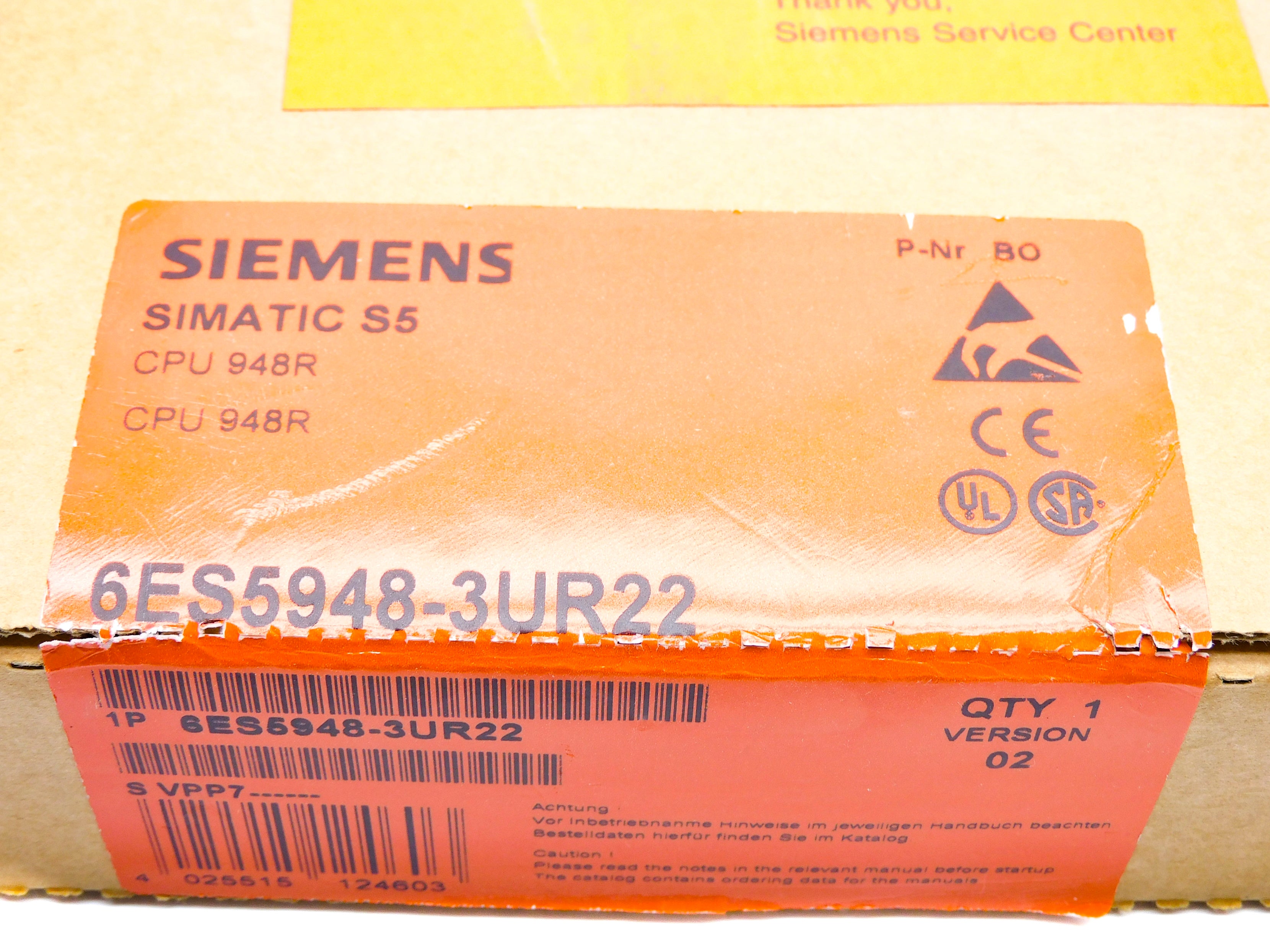 SIEMENS 6ES5948-3UR22 NSFS