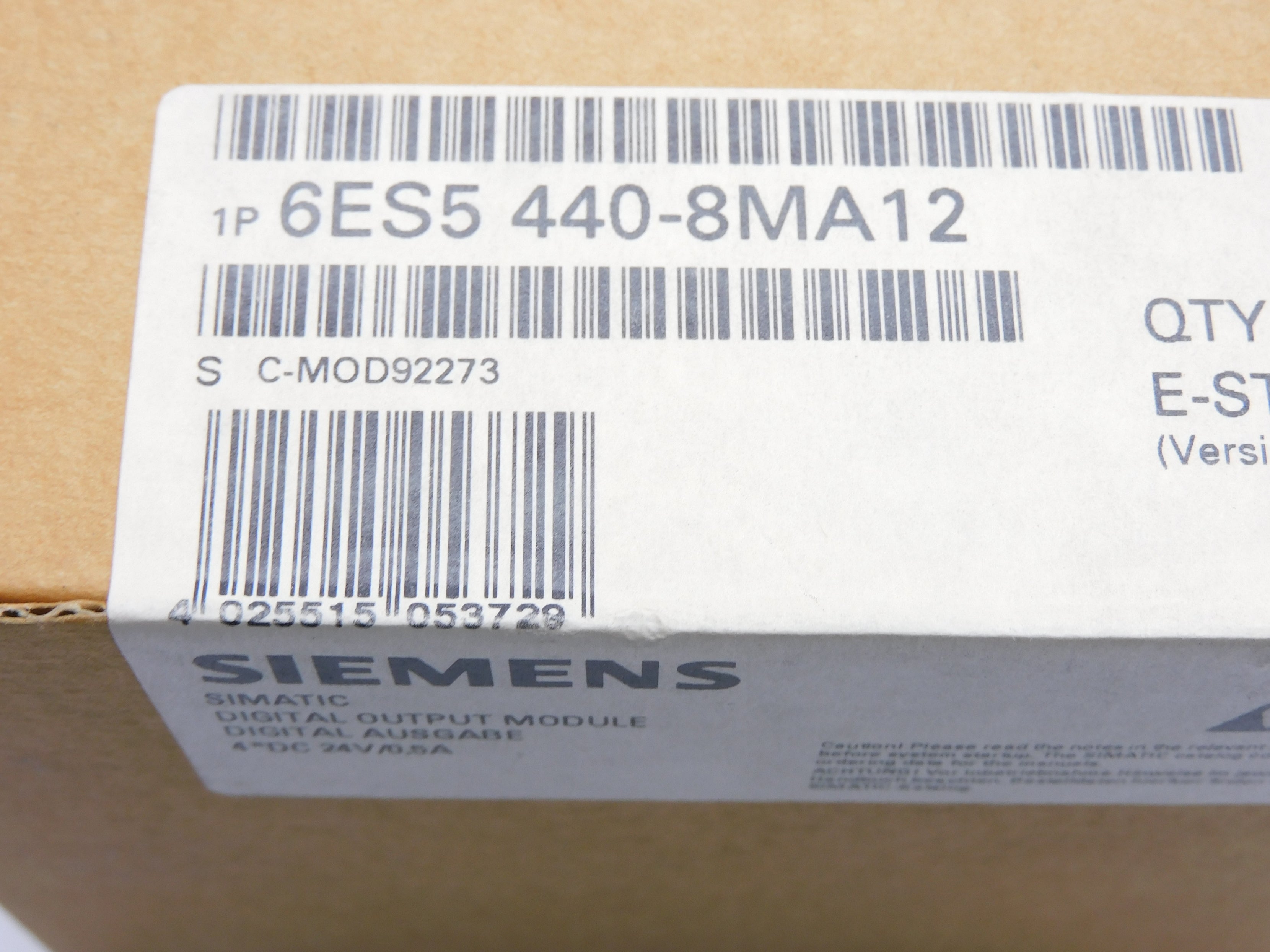 SIEMENS 6ES5440-8MA12 NSFS