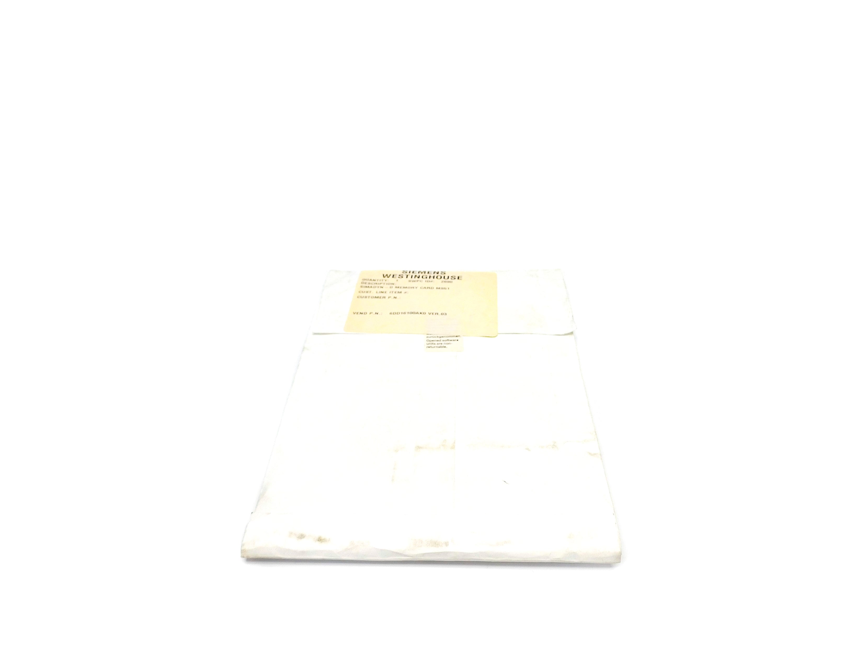 SIEMENS 6DD1610-0AK0 NSFS