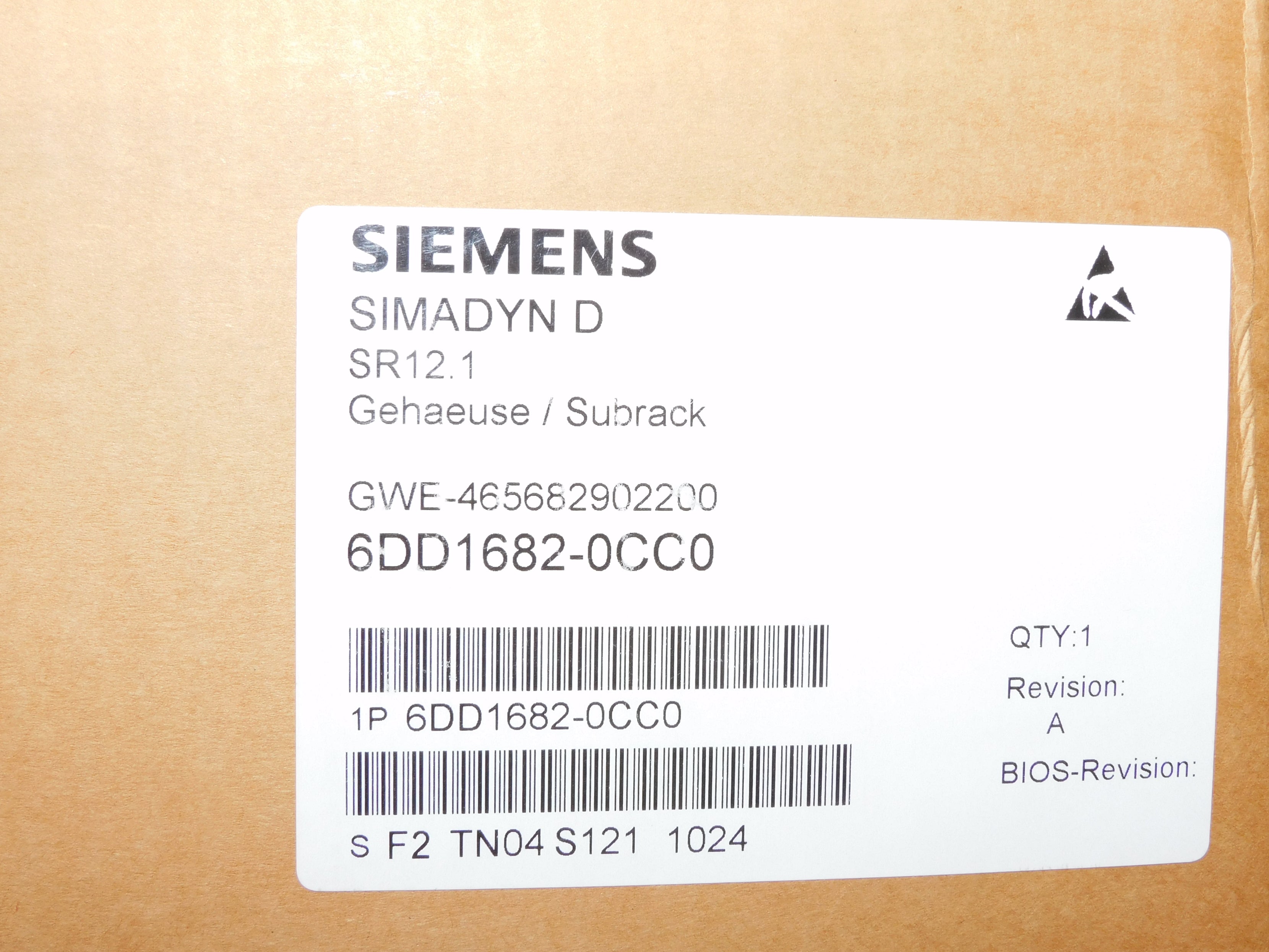 SIEMENS 6DD1682-0CC0 24V NSMP