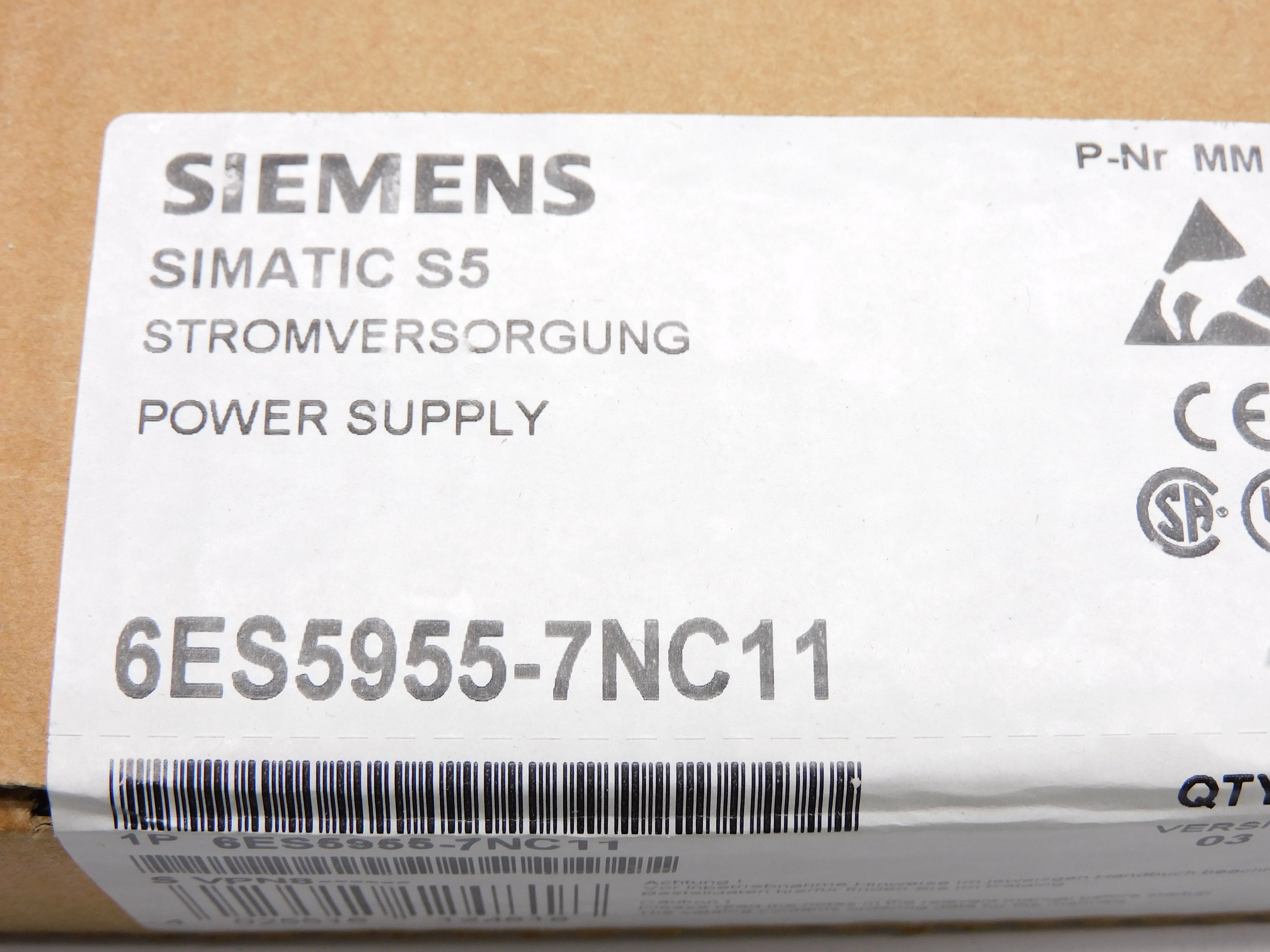 SIEMENS 6ES5955-7NC11 NSFS