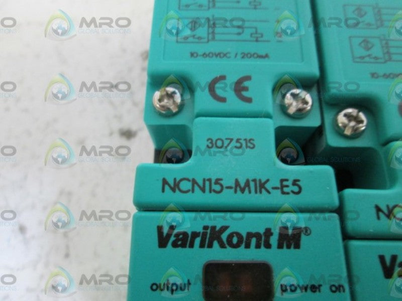 LOT OF 4 PEPPERL+FUCHS INDUCTIVE SENSOR NCN15-M1K-E5 *NEW IN BOX*