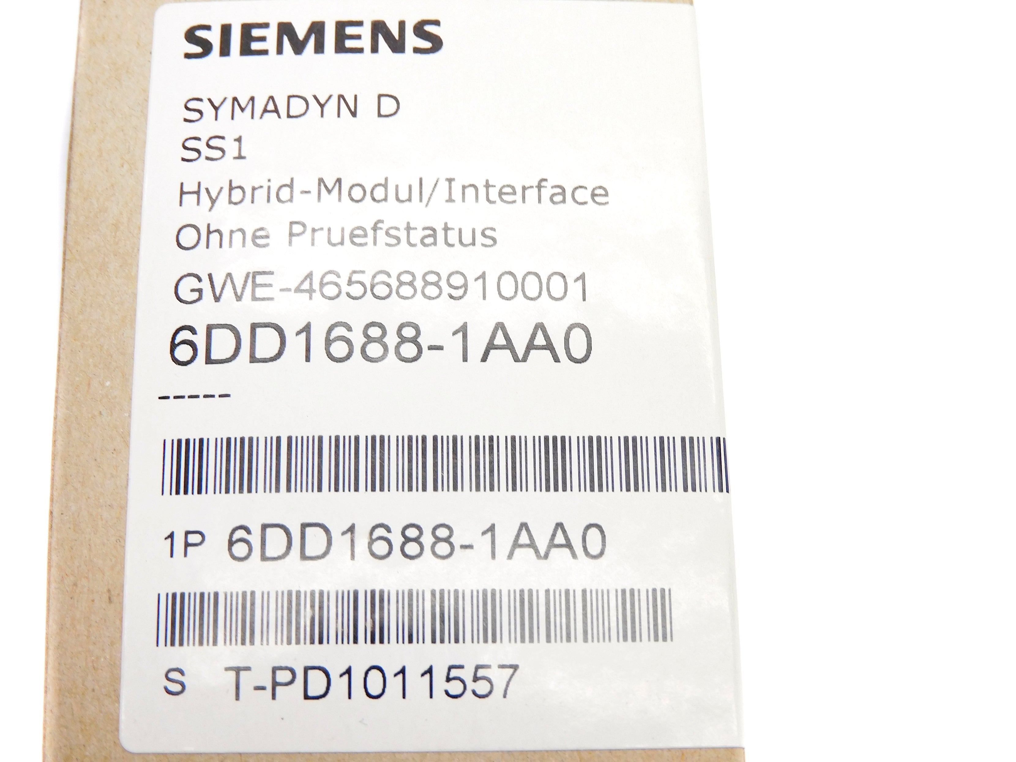 SIEMENS 6DD1688-1AA0 NSFS