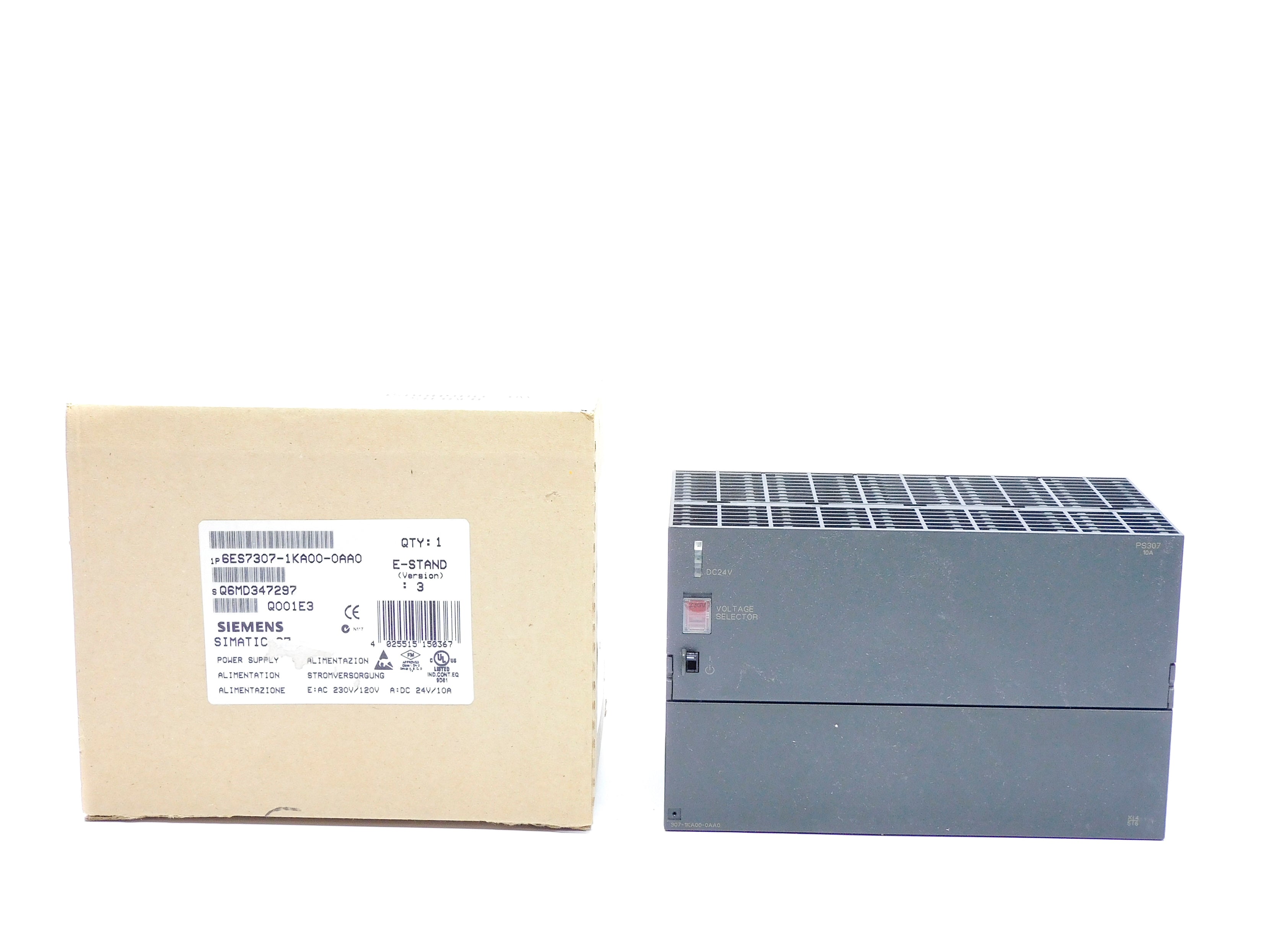 SIEMENS 6ES7307-1KA00-0AA0 NSMP