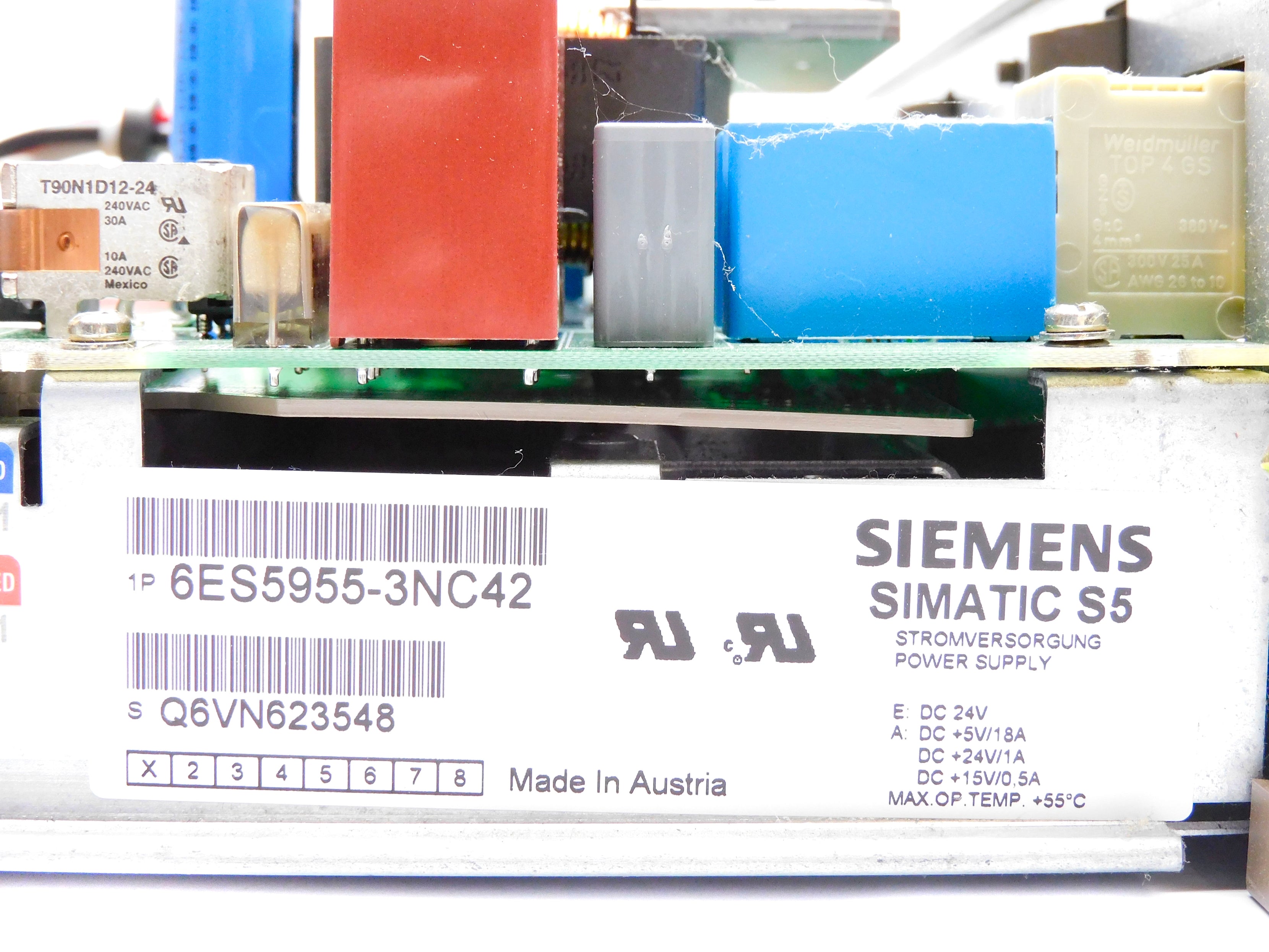 SIEMENS 6ES5955-3NC42 F/W 1 24VDC 18A NSMP