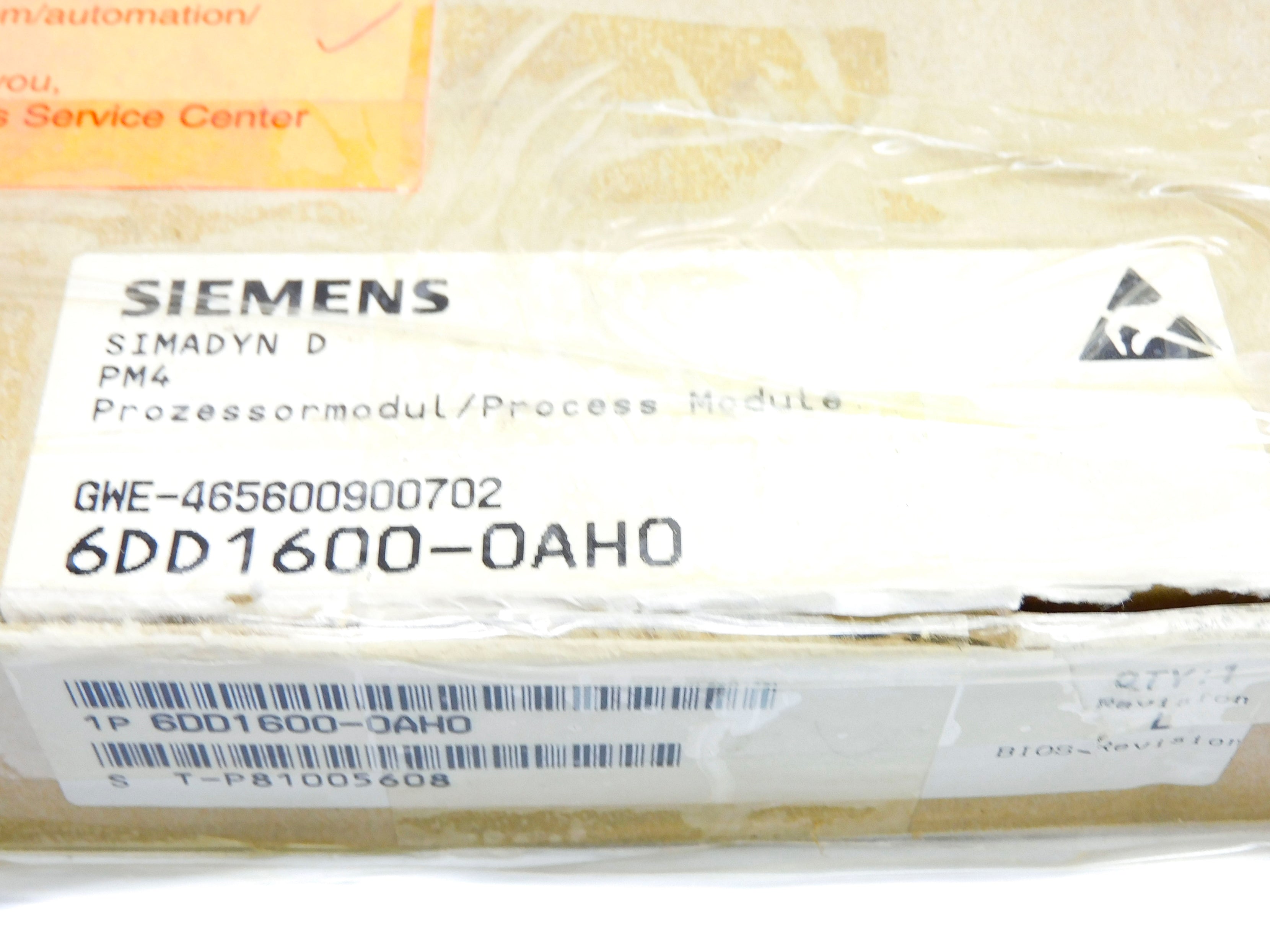 SIEMENS 6DD1600-0AH0 NSMP