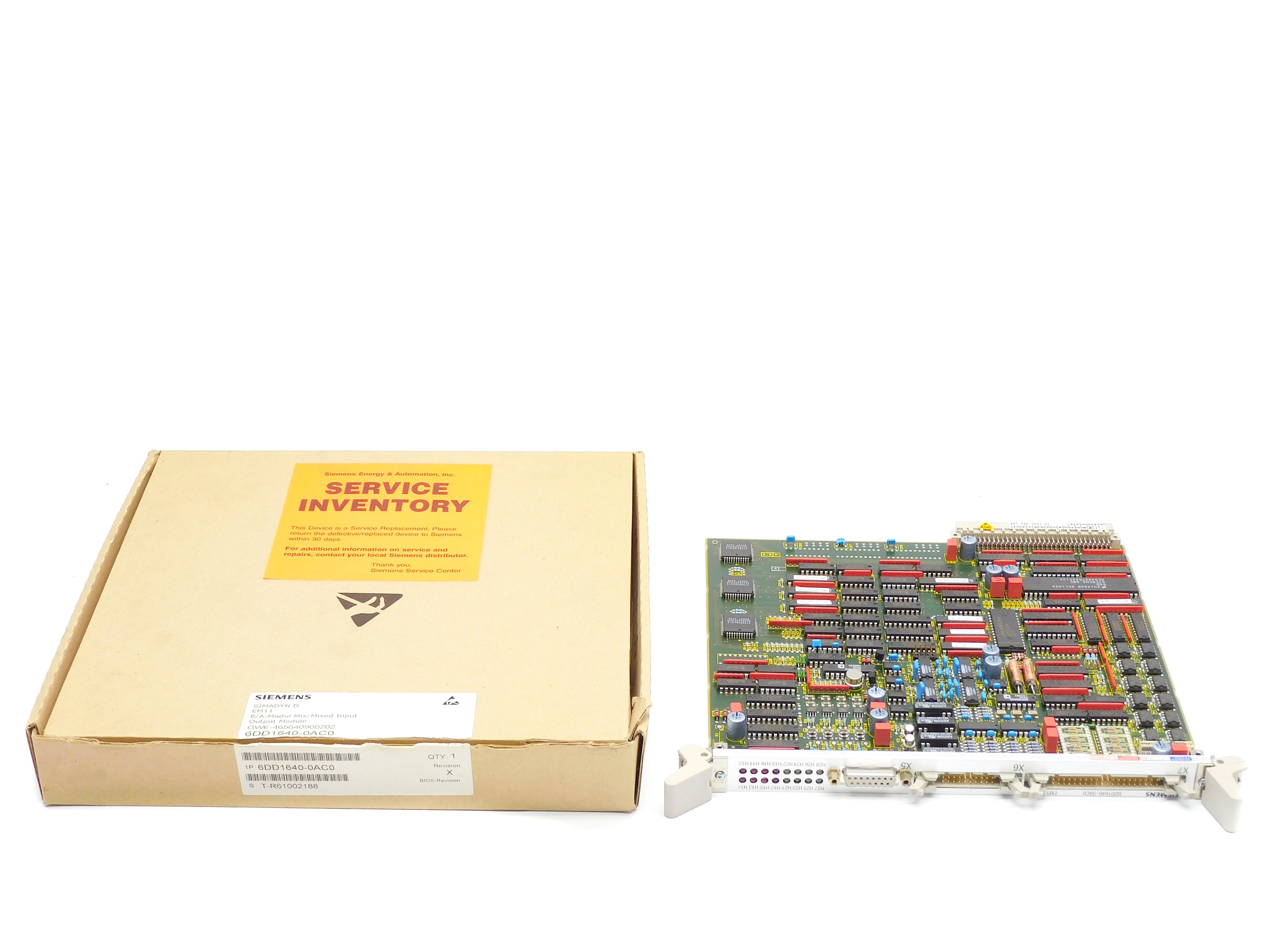 SIEMENS 6DD1640-0AC0 REV. X NSMP