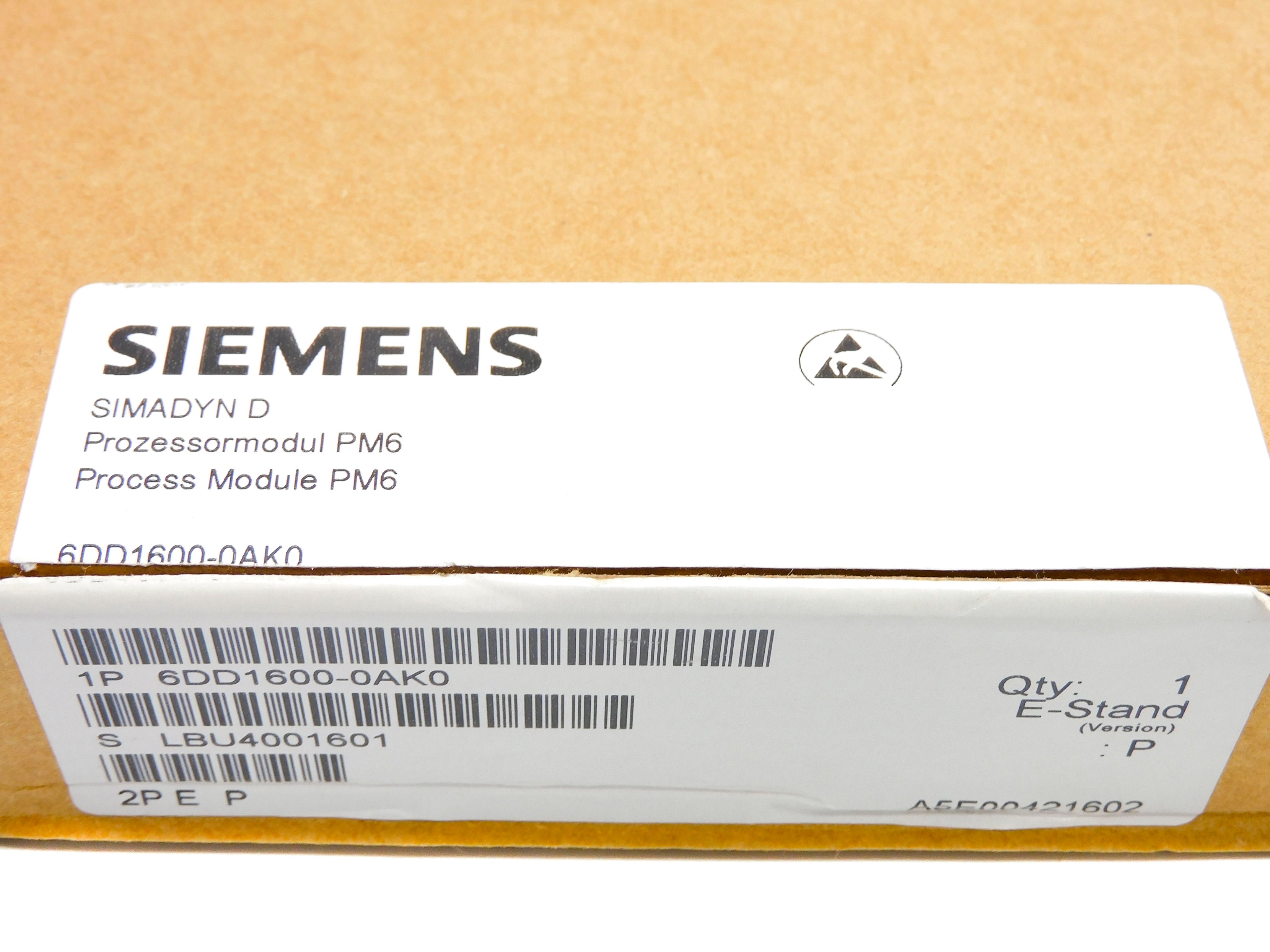 SIEMENS 6DD1600-0AK0 NSMP