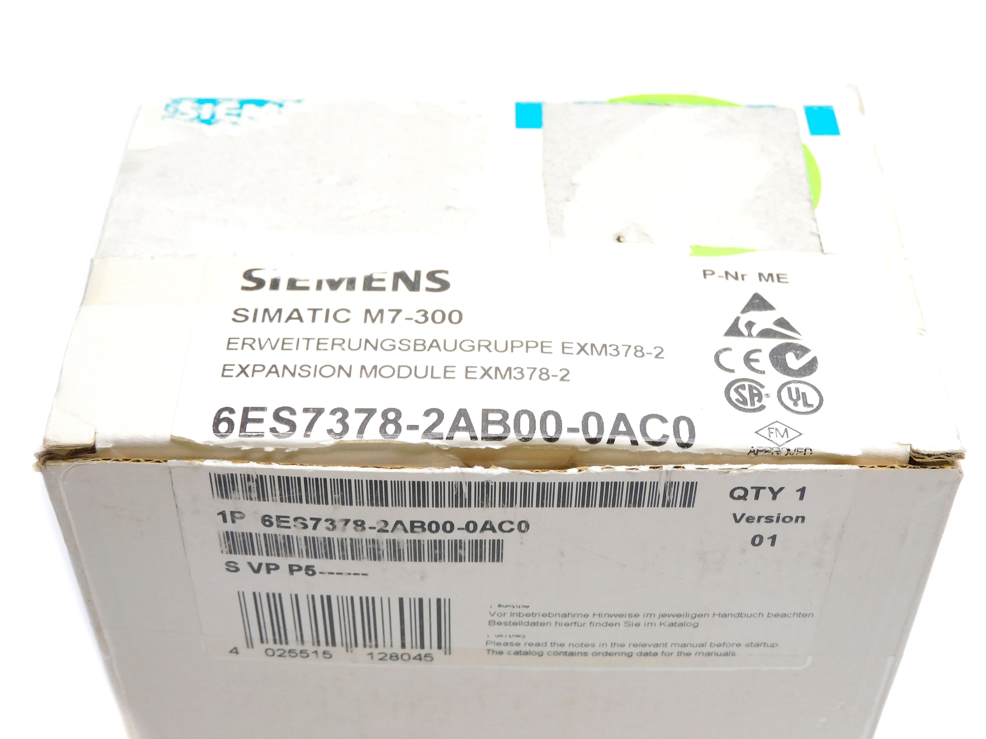 SIEMENS 6ES7378-2AB00-0AC0 NSMP