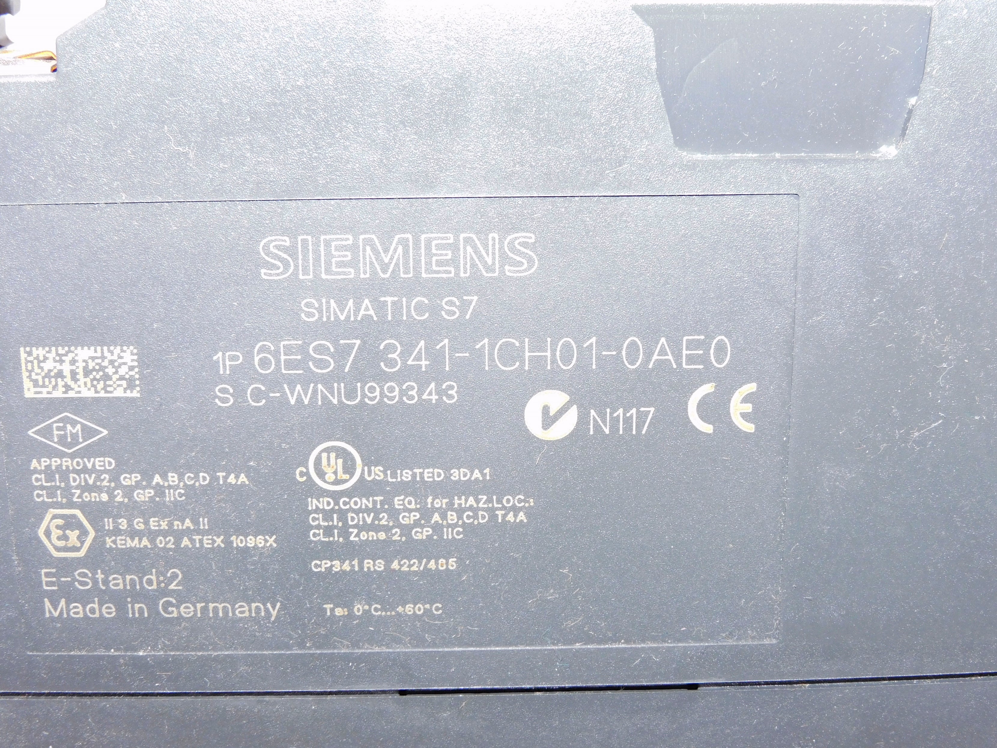 SIEMENS 6ES7341-1CH01-0AE0 NSMP