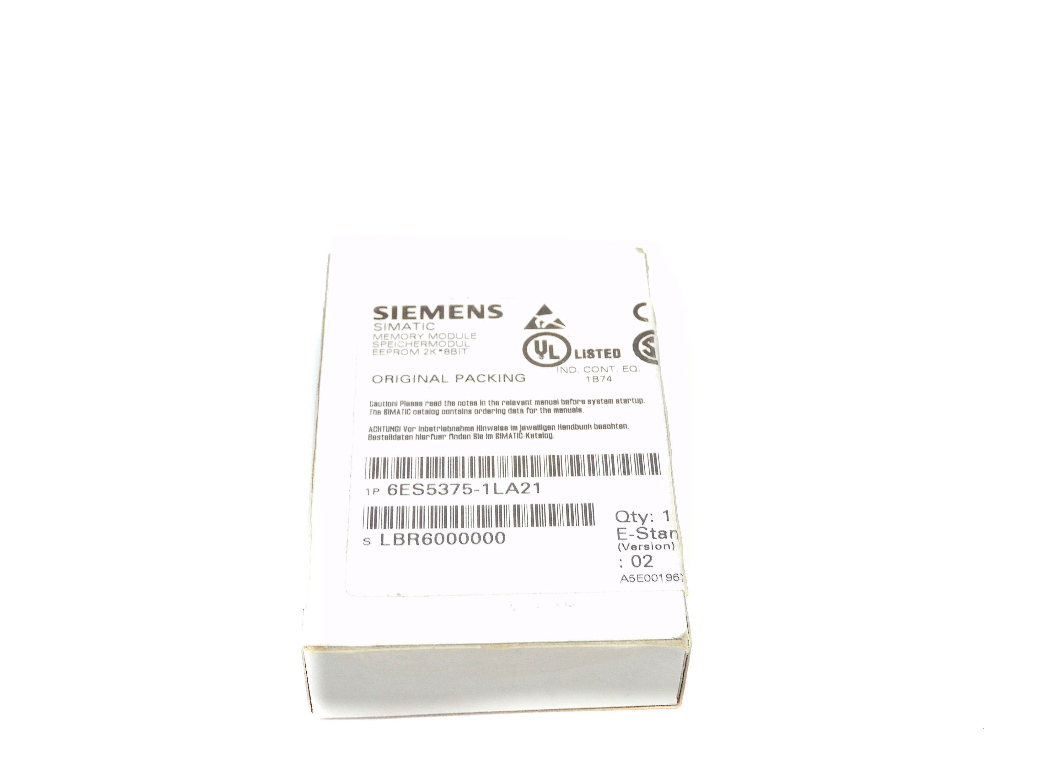SIEMENS 6ES5375-1LA21 (2K) NSFS
