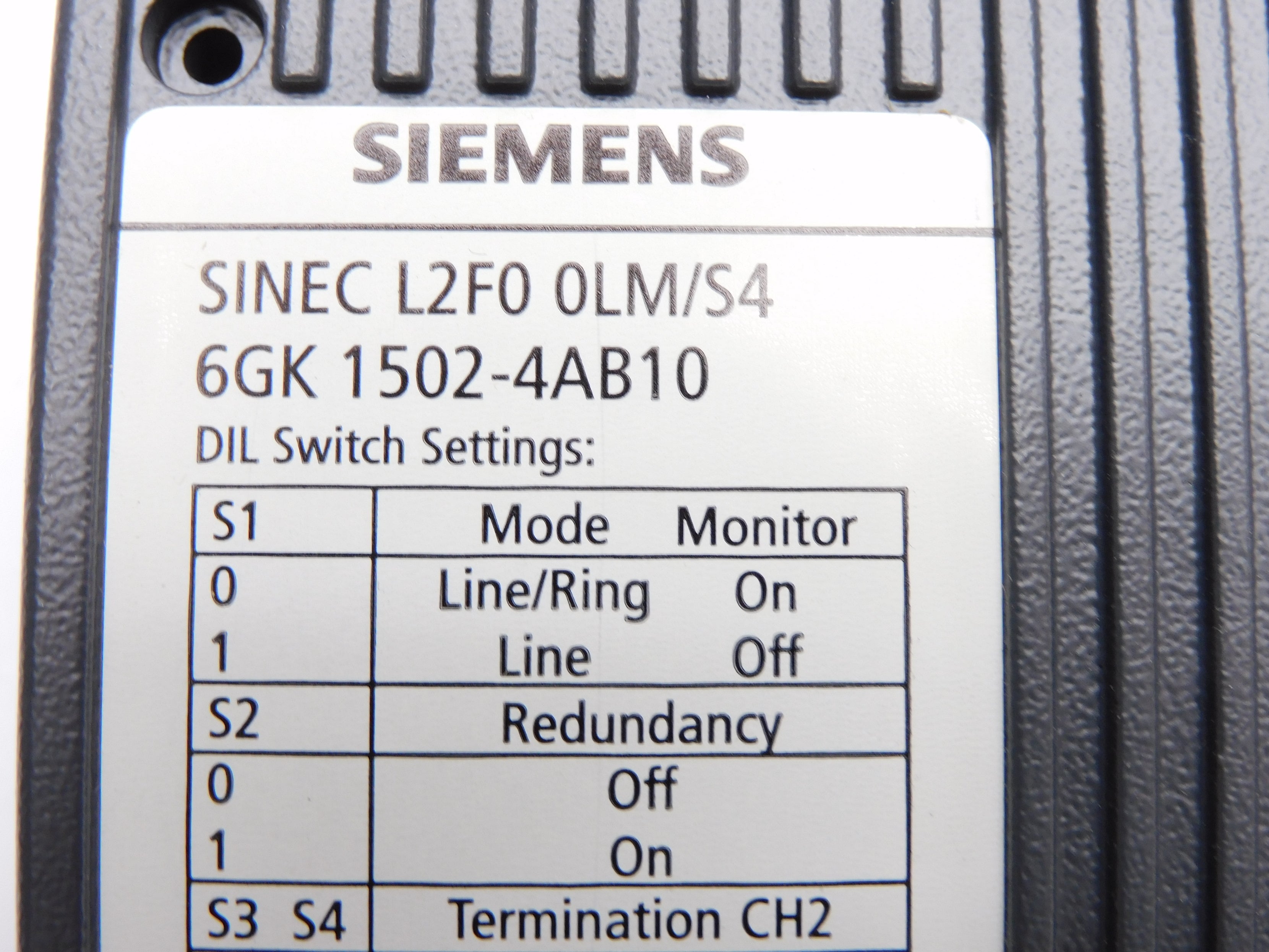SIEMENS 6GK1502-4AB10 NSMP