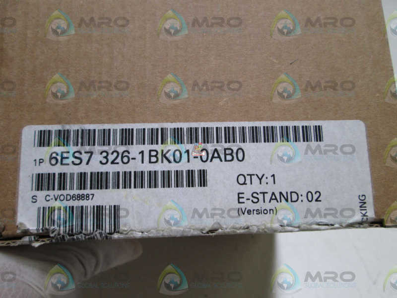 SIEMENS INPUT MODULE 6ES7 326-1BK01-0AB0 *NEW IN BOX*