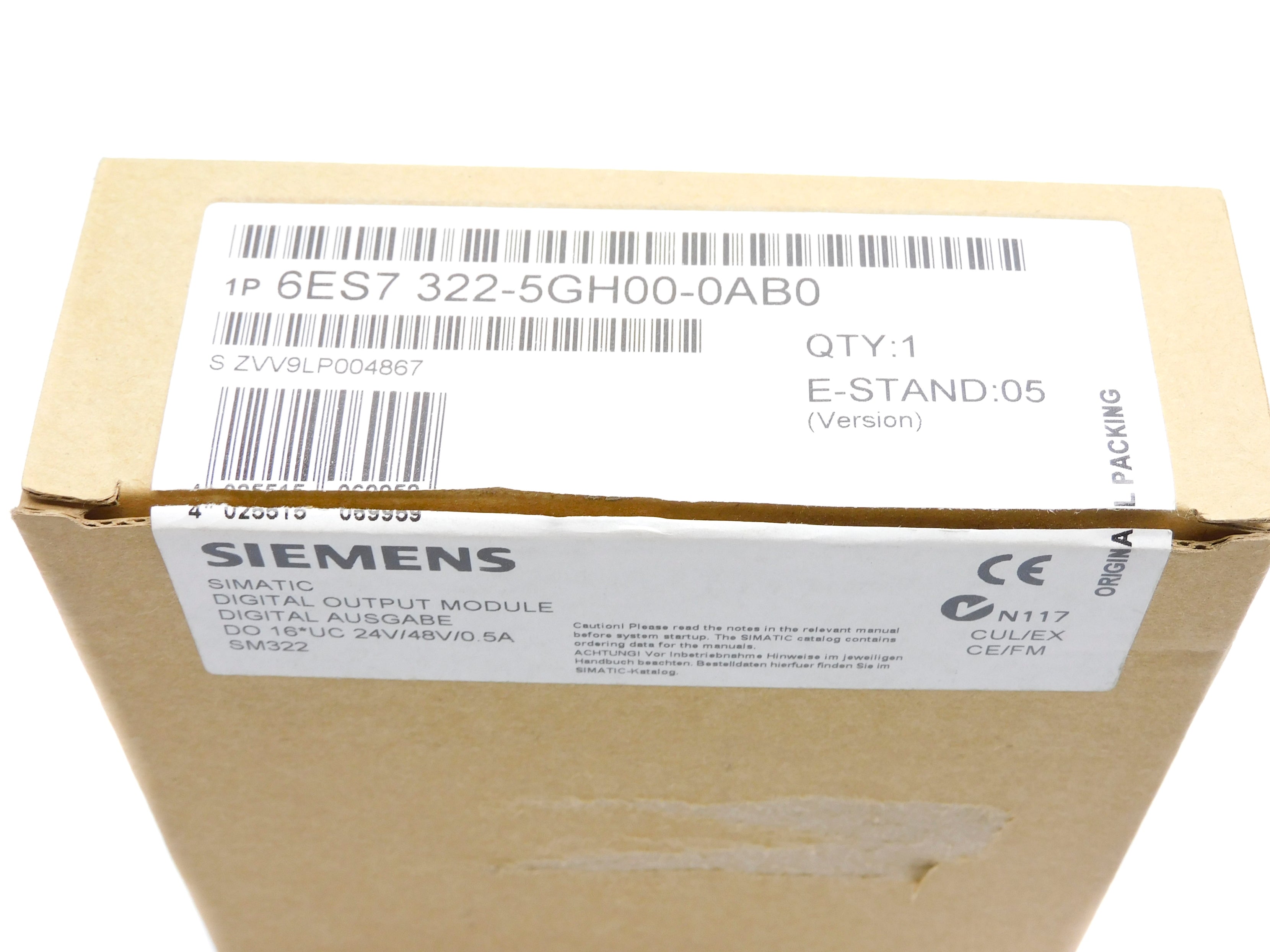 SIEMENS 6ES7322-5GH00-0AB0 NSMP