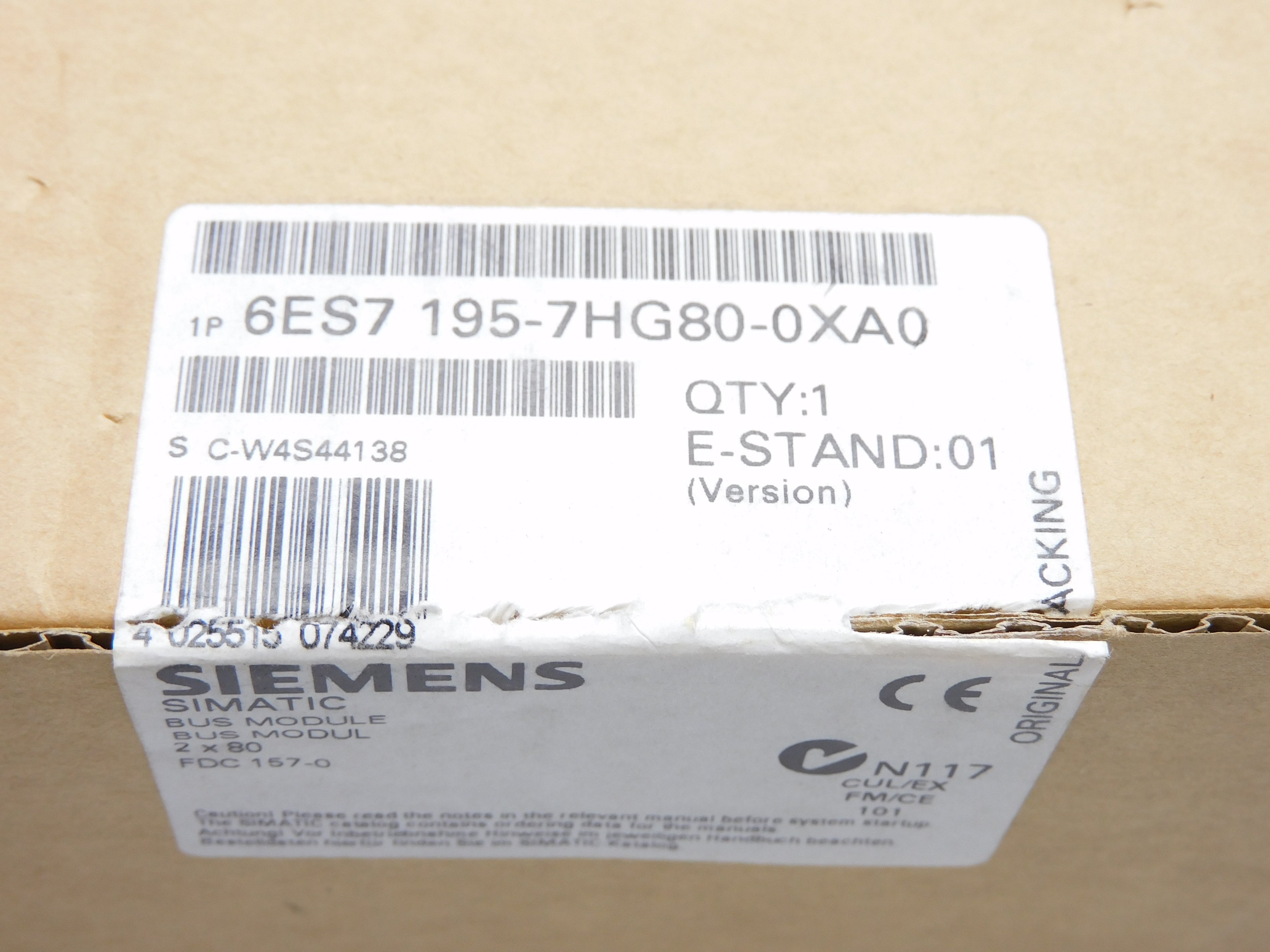 SIEMENS 6ES7195-7HG80-0XA0 NSMP