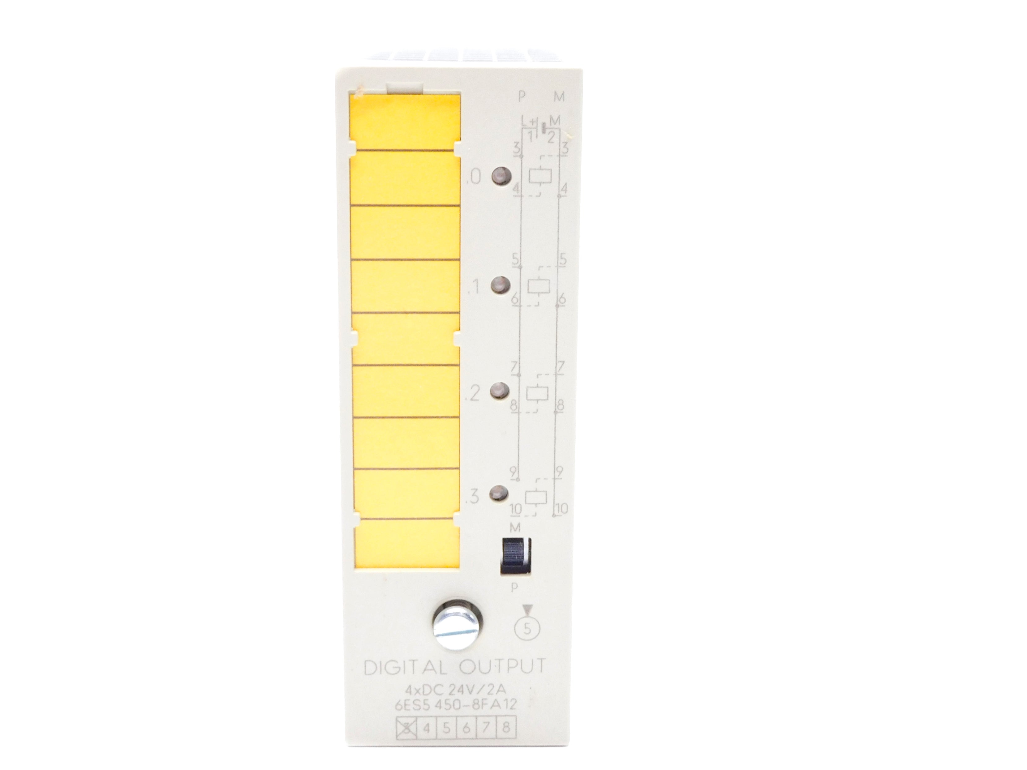 SIEMENS 6ES5450-8FA12 (AS PICTURED) NSMP