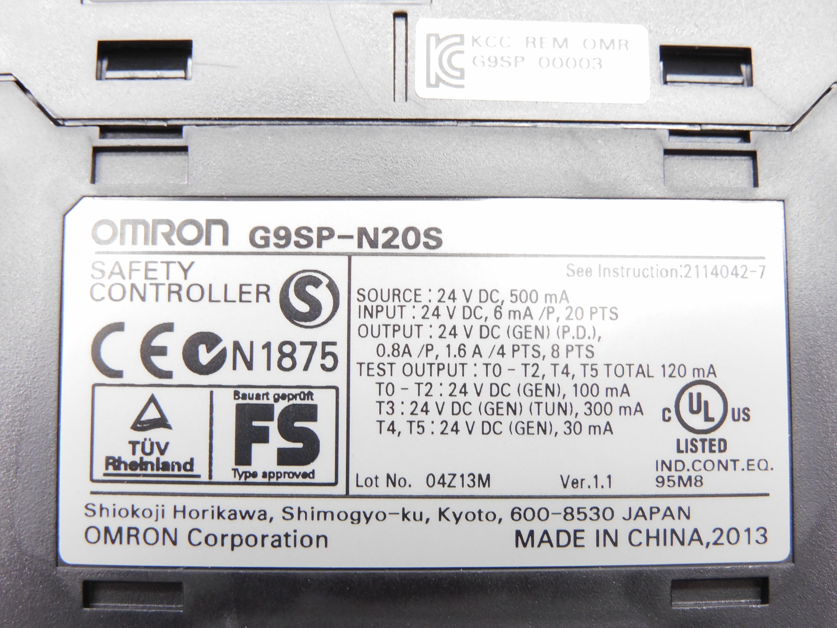 OMRON G9SP-N20S NSMP